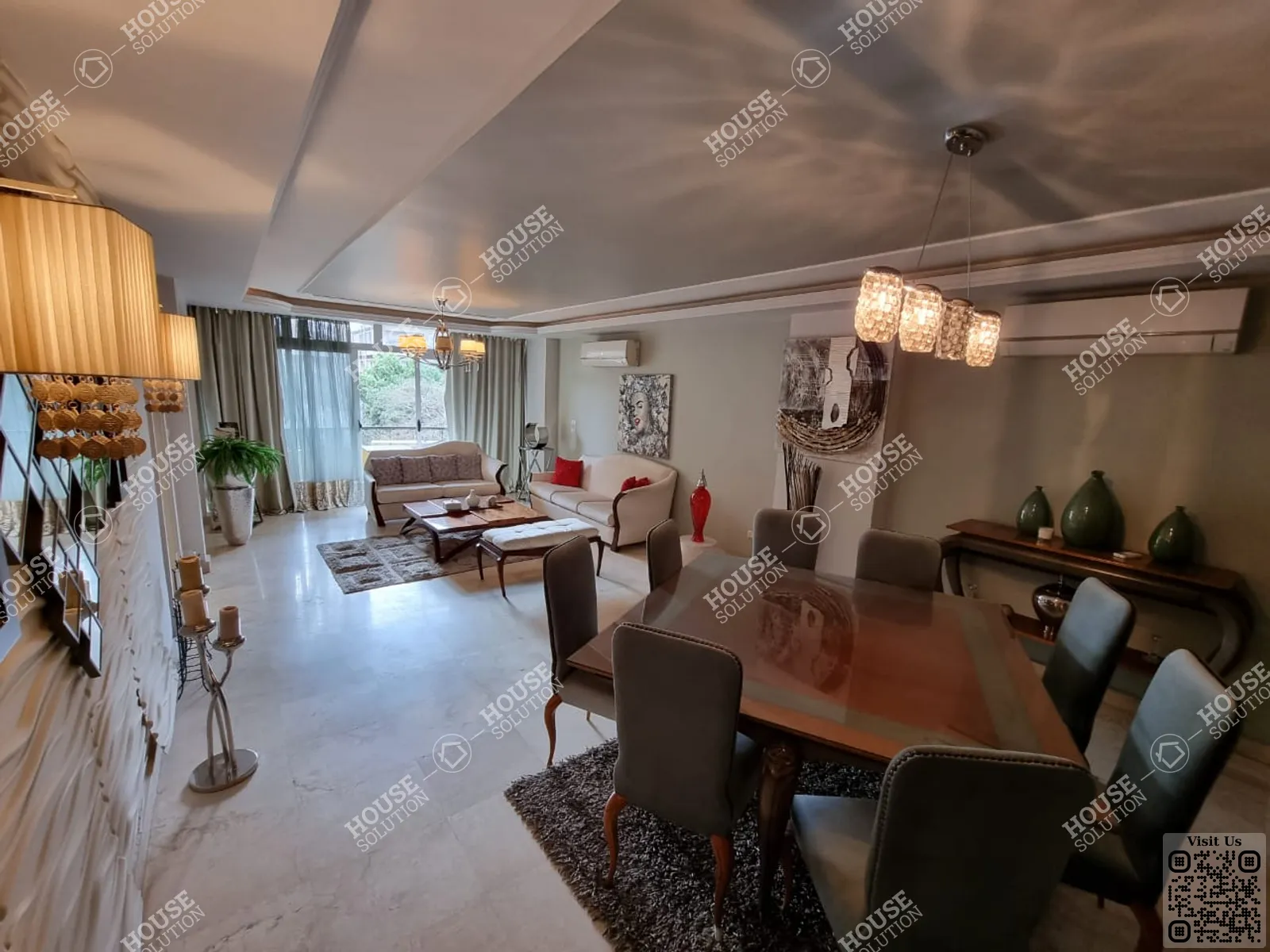 RECEPTION  @ Apartments For Rent In Maadi Maadi Sarayat Area: 180 m² consists of 2 Bedrooms 3 Bathrooms Modern furnished 5 stars #5374-0