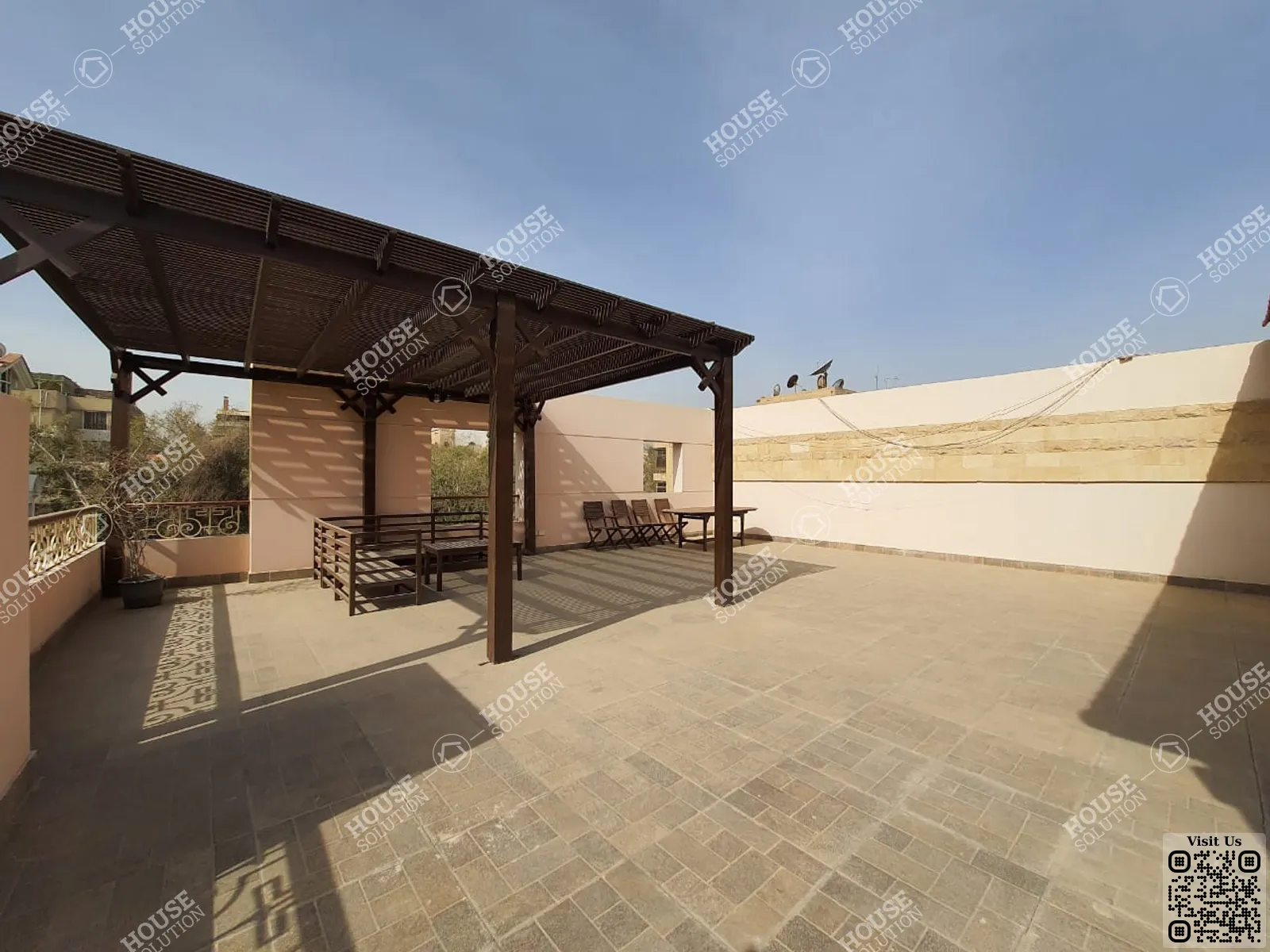 TERRACE  @ Penthouses For Rent In Maadi Maadi Sarayat Area: 200 m² consists of 2 Bedrooms 2 Bathrooms Modern furnished 5 stars #5379-1