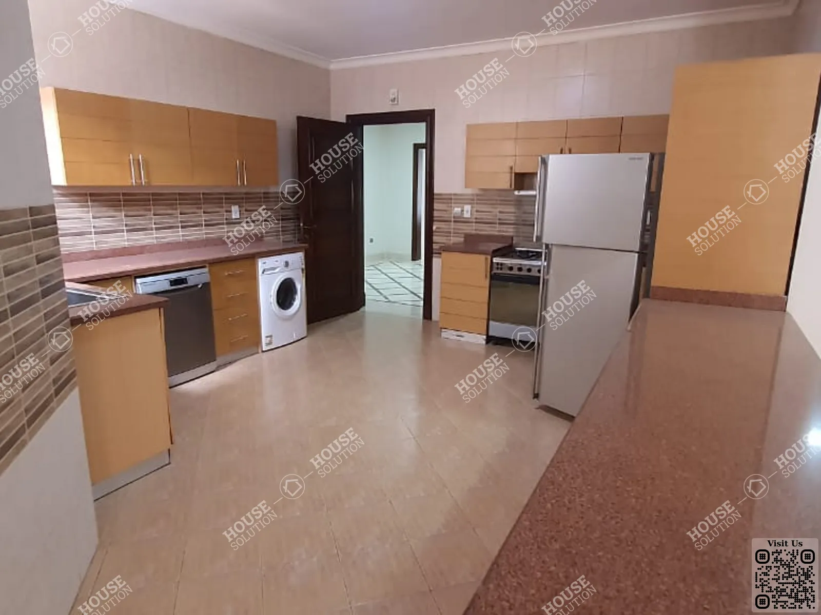 KITCHEN  @ Apartments For Rent In Maadi Maadi Sarayat Area: 240 m² consists of 3 Bedrooms 3 Bathrooms Modern furnished 5 stars #5404-2