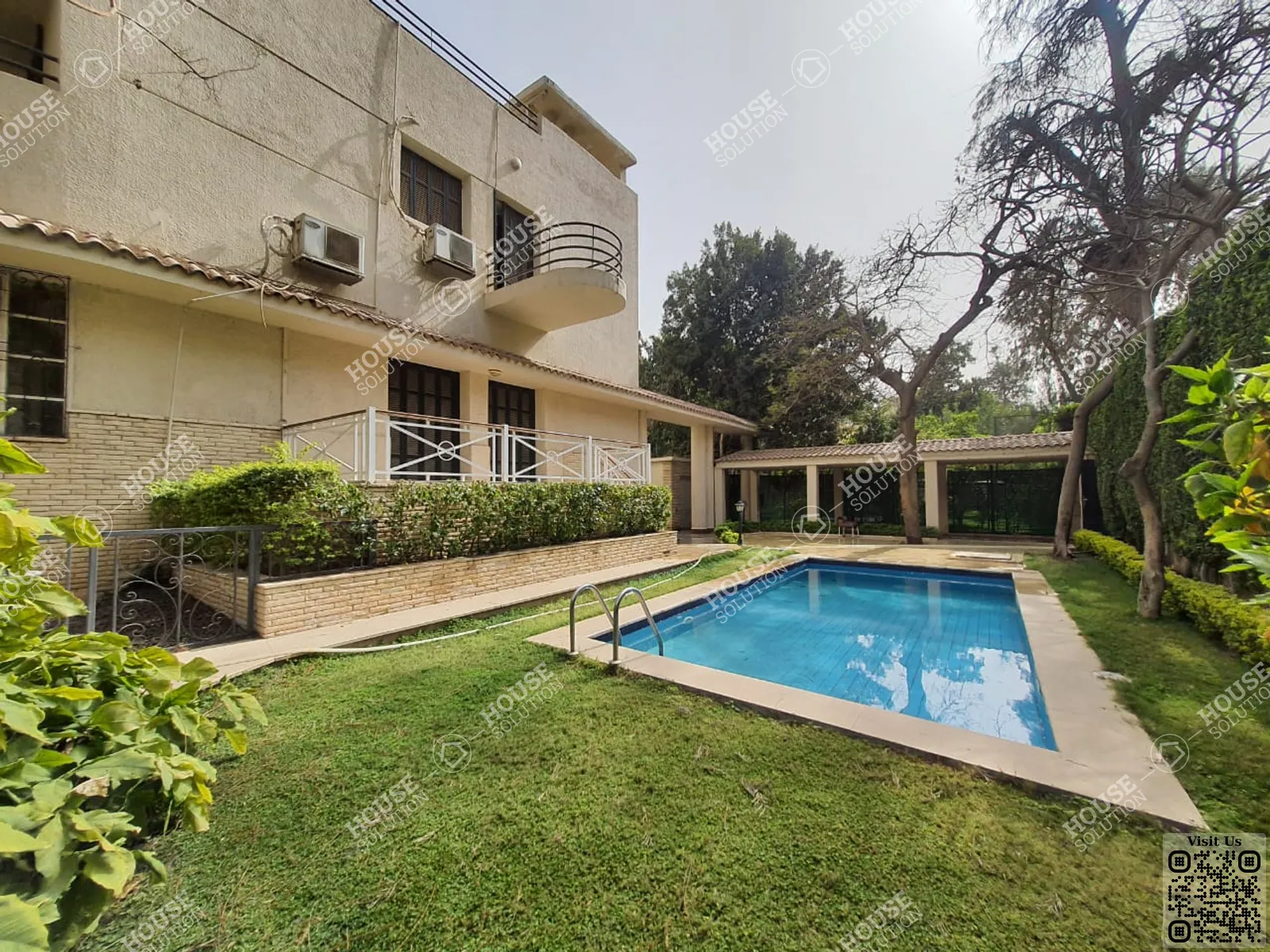 PRIVATE SWIMMING POOL  @ Villas For Rent In Maadi Maadi Sarayat Area: 1050 m² consists of 4 Bedrooms 4 Bathrooms Semi furnished 5 stars #5406-1
