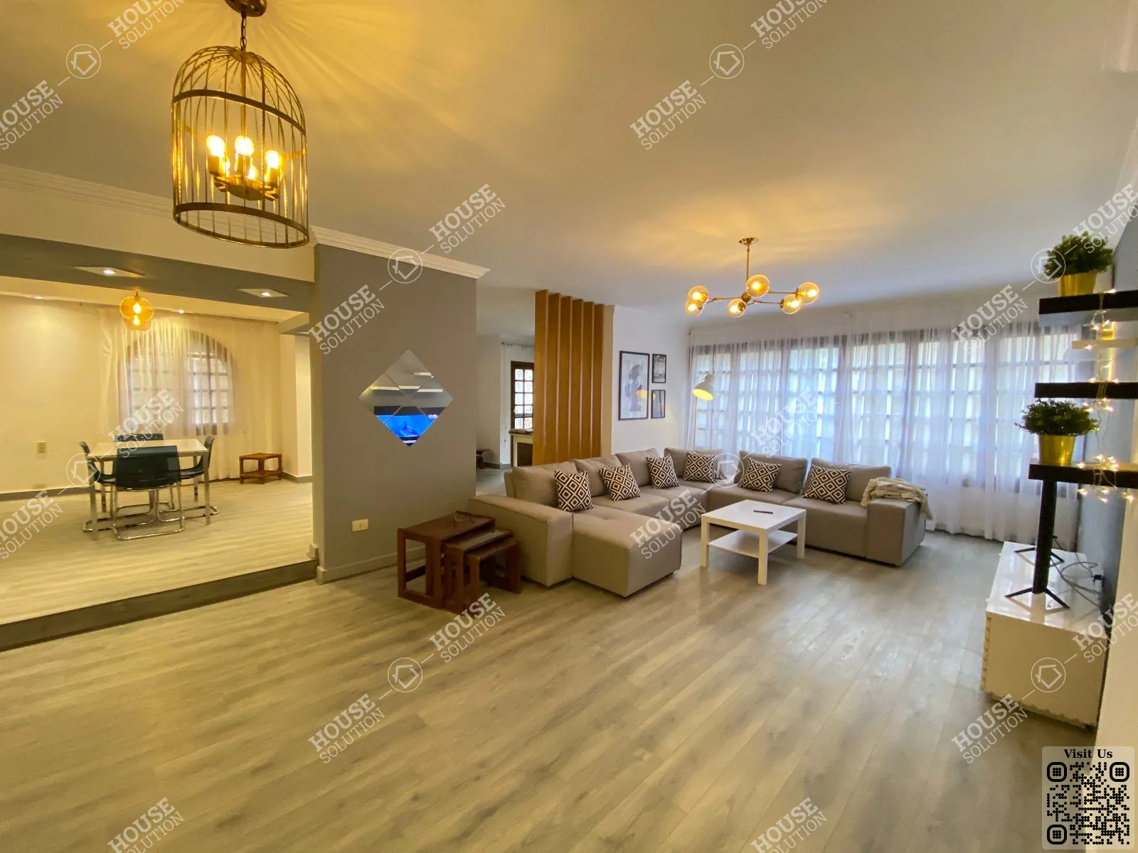 RECEPTION  @ Apartments For Rent In Maadi Maadi Degla Area: 282 m² consists of 3 Bedrooms 3 Bathrooms Modern furnished 5 stars #5408-2