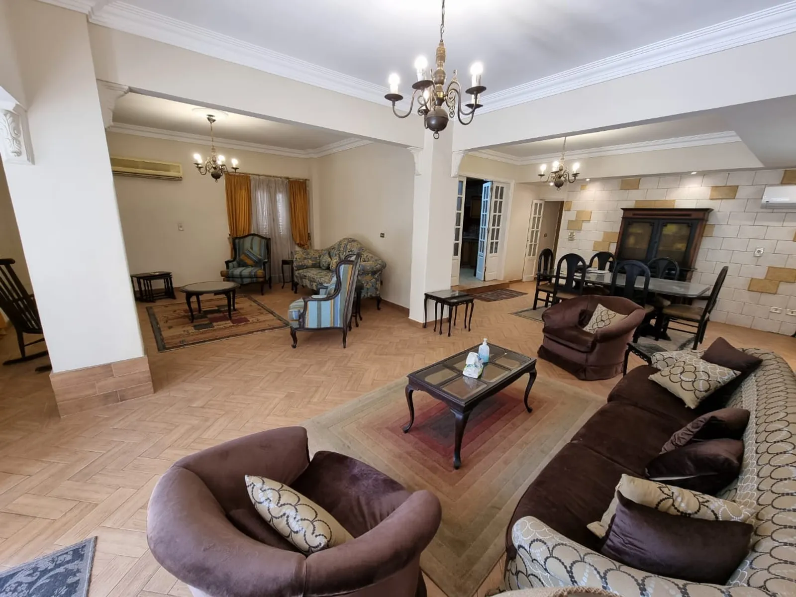 Ground Floors For Sale In Maadi Maadi Degla Area: 150 m² consists of 2 Bedrooms 2 Bathrooms Furnished 5 stars #5415