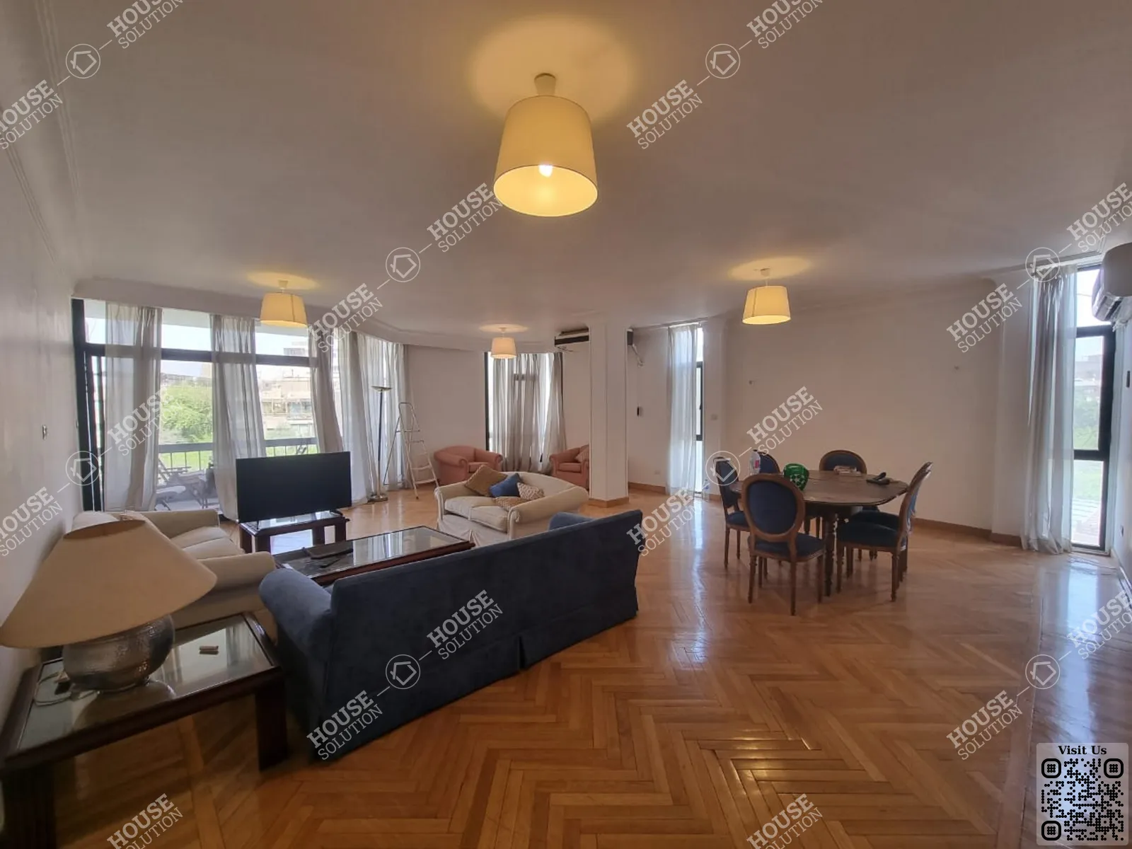 RECEPTION  @ Apartments For Rent In Maadi Maadi Degla Area: 220 m² consists of 3 Bedrooms 2 Bathrooms Furnished 5 stars #5421-0
