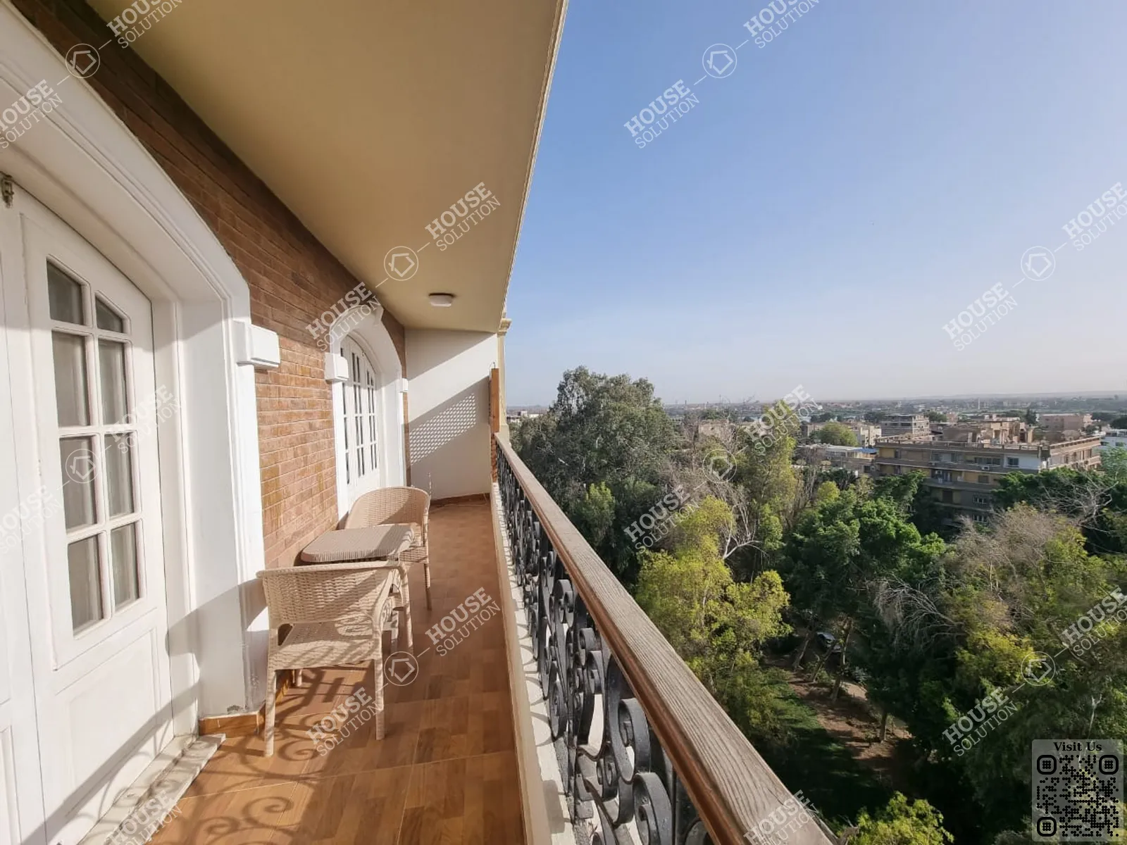 BALCONY  @ Apartments For Rent In Maadi Maadi Sarayat Area: 377 m² consists of 4 Bedrooms 4 Bathrooms Modern furnished 5 stars #5422-2