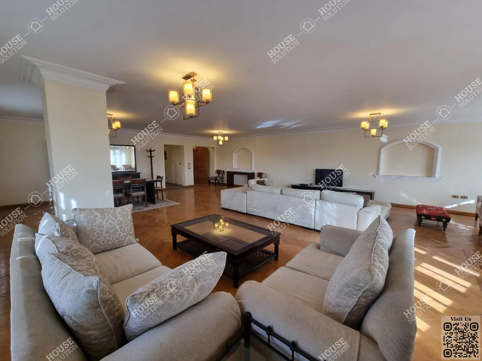 RECEPTION  @ Apartments For Rent In Maadi Maadi Sarayat Area: 377 m² consists of 4 Bedrooms 4 Bathrooms Modern furnished 5 stars #5422-0