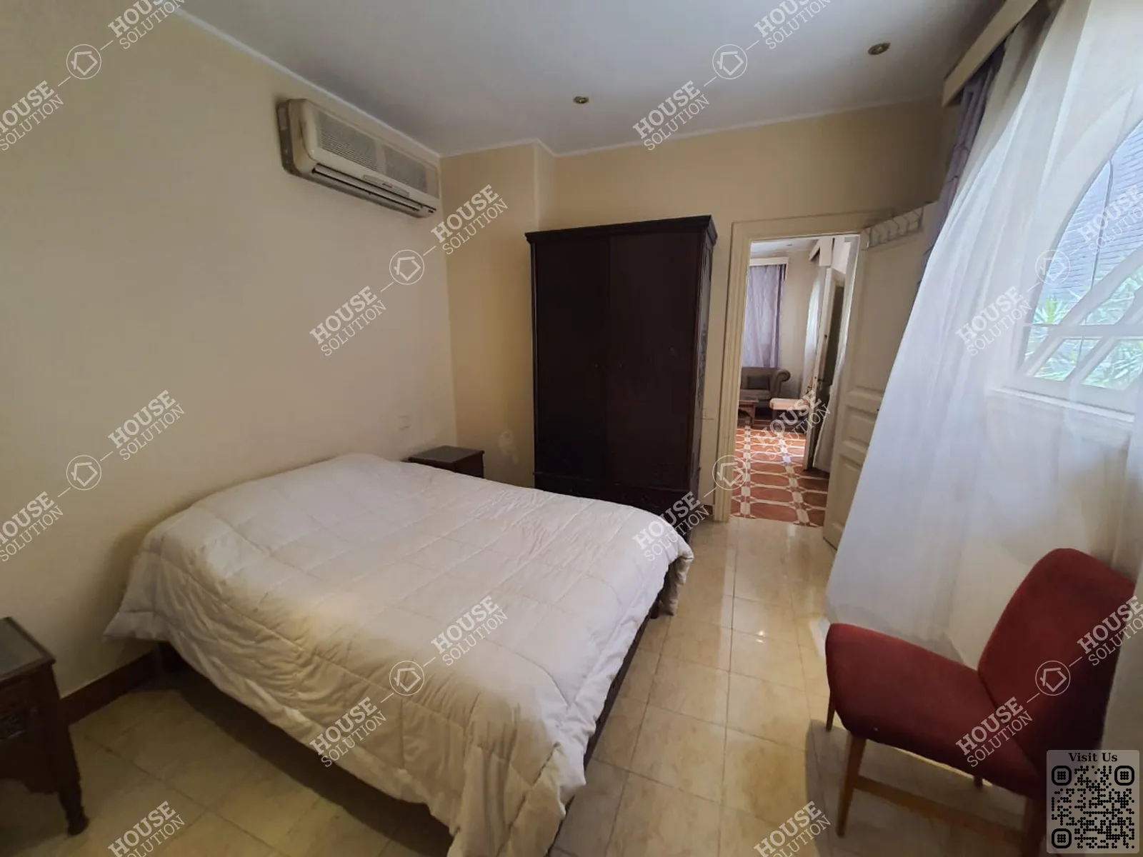 FIRST BEDROOM  @ Studios For Rent In Maadi Maadi Sarayat Area: 70 m² consists of 1 Bedrooms 1 Bathrooms Furnished 5 stars #5429-1