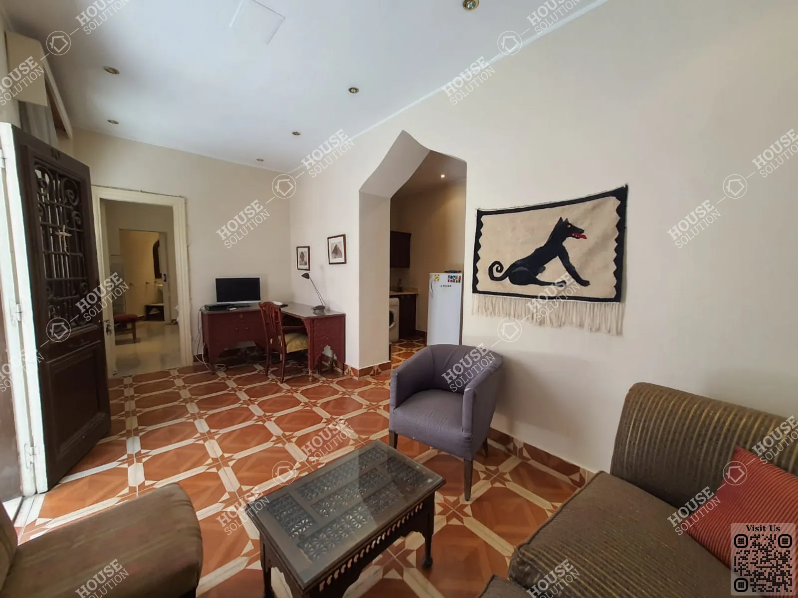 RECEPTION  @ Studios For Rent In Maadi Maadi Sarayat Area: 70 m² consists of 1 Bedrooms 1 Bathrooms Furnished 5 stars #5429-0