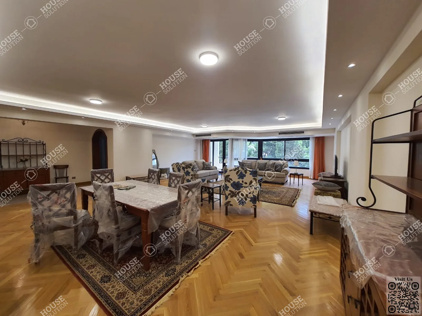 RECEPTION  @ Apartments For Rent In Maadi Maadi Sarayat Area: 280 m² consists of 4 Bedrooms 4 Bathrooms Modern furnished 5 stars #5430-2