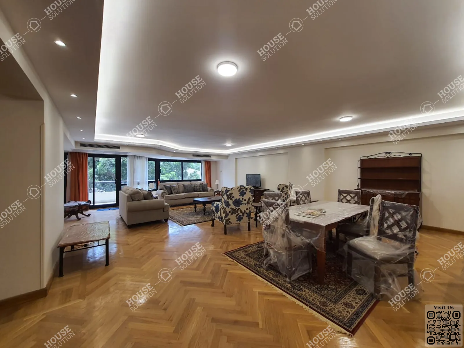 RECEPTION  @ Apartments For Rent In Maadi Maadi Sarayat Area: 280 m² consists of 4 Bedrooms 4 Bathrooms Modern furnished 5 stars #5430-0