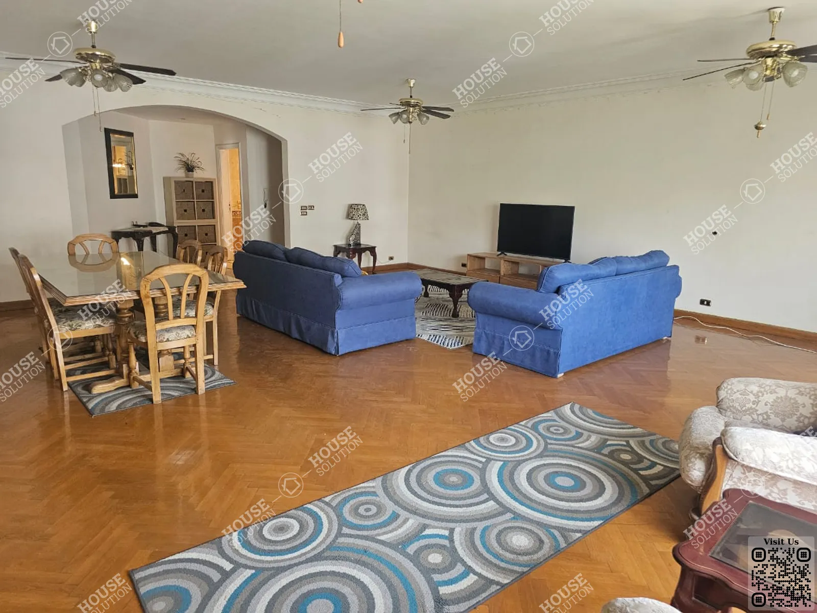 RECEPTION @ Apartments For Rent In Maadi Maadi Sarayat Area: 200 m² consists of 3 Bedrooms 3 Bathrooms Modern furnished 5 stars #5434-0