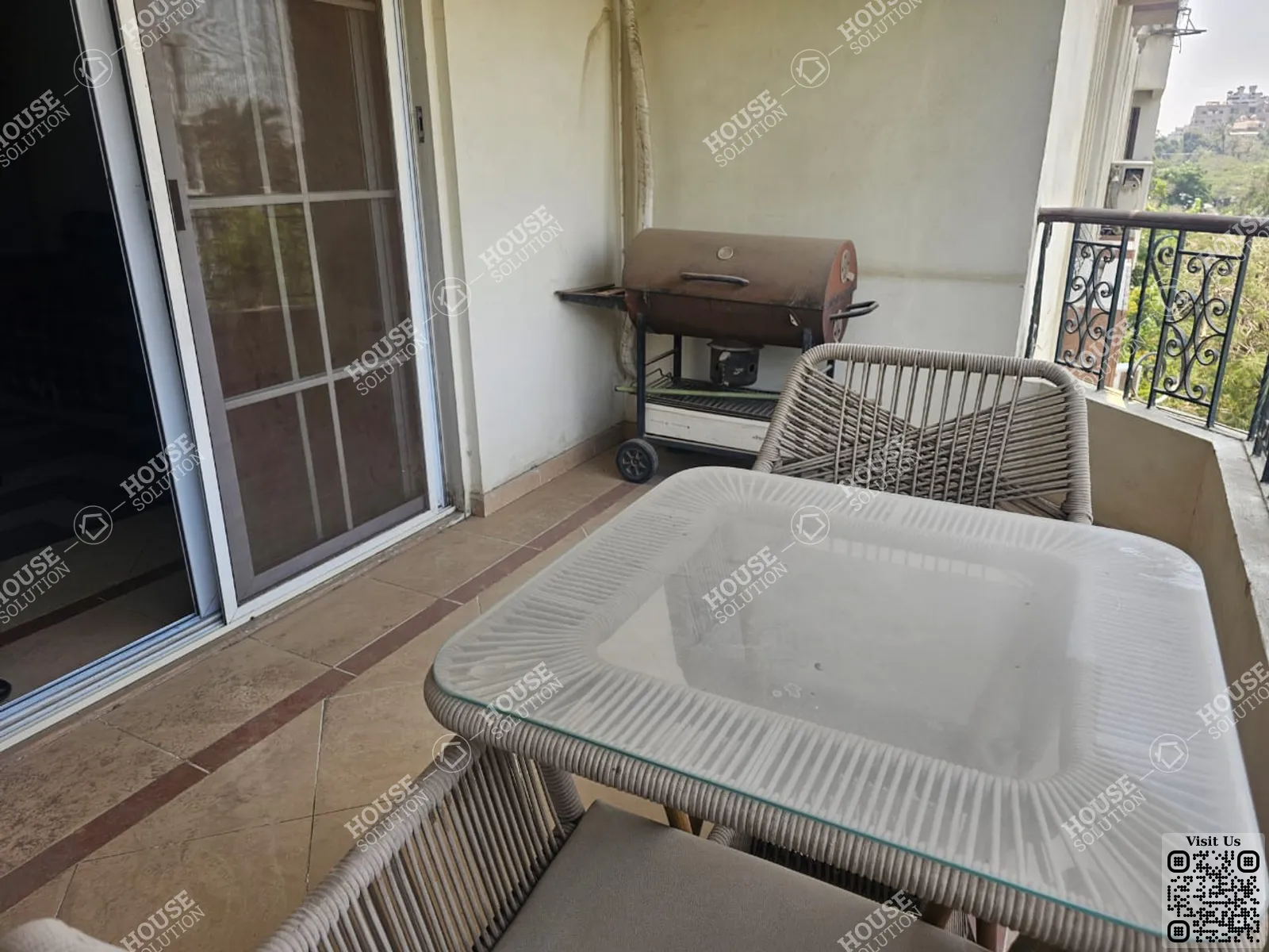 BALCONY @ Apartments For Rent In Maadi Maadi Sarayat Area: 200 m² consists of 3 Bedrooms 3 Bathrooms Modern furnished 5 stars #5434-2
