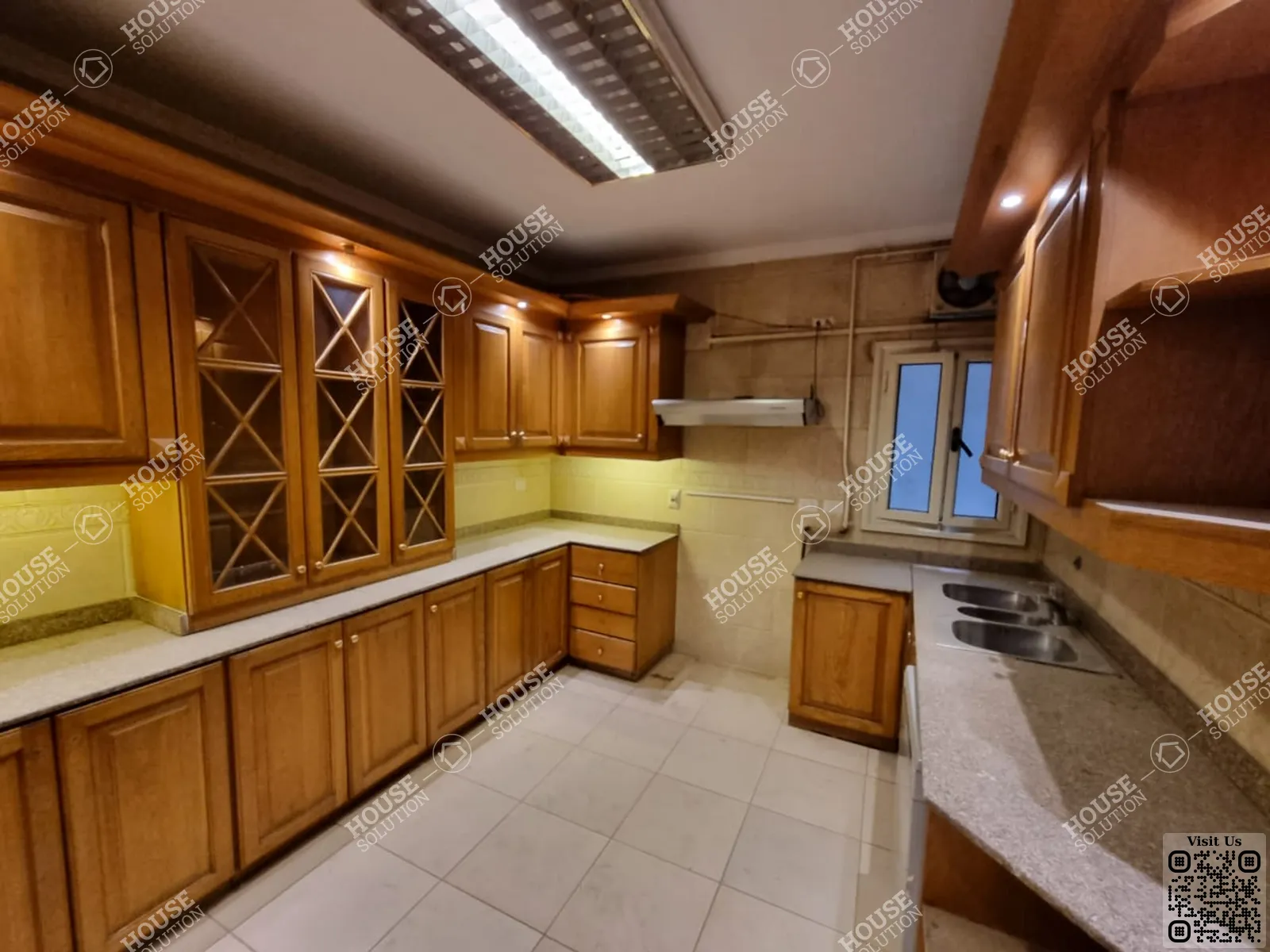 KITCHEN  @ Apartments For Rent In Maadi Maadi Sarayat Area: 330 m² consists of 4 Bedrooms 4 Bathrooms Semi furnished 5 stars #5445-2