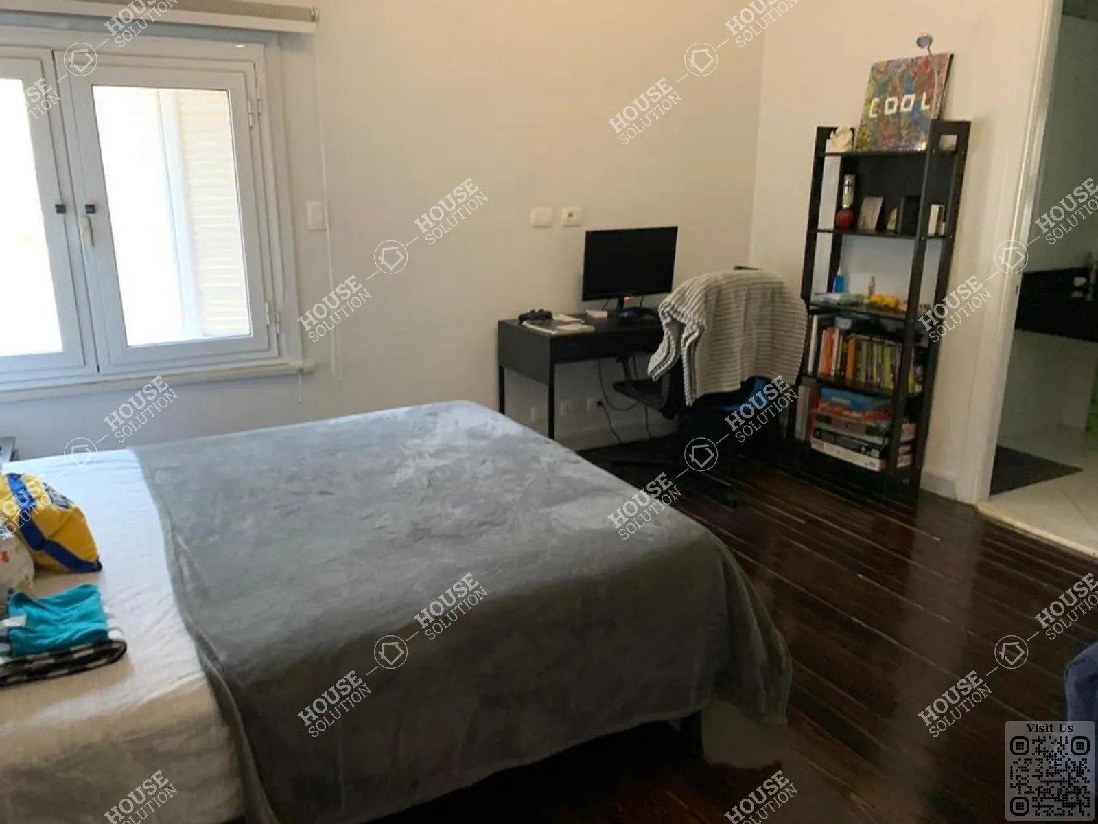 MASTER BEDROOM  @ Villas For Rent In Maadi Maadi Degla Area: 1050 m² consists of 4 Bedrooms 4 Bathrooms Modern furnished 5 stars #5451-1