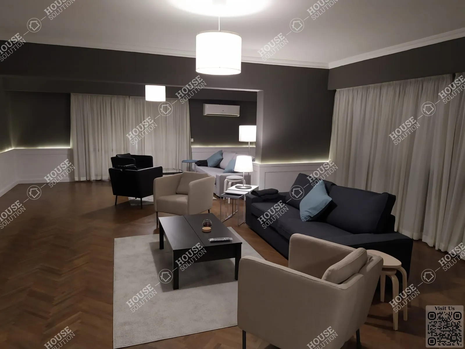 RECEPTION @ Apartments For Rent In Maadi Maadi Degla Area: 260 m² consists of 3 Bedrooms 3 Bathrooms Modern furnished 5 stars #5454-0