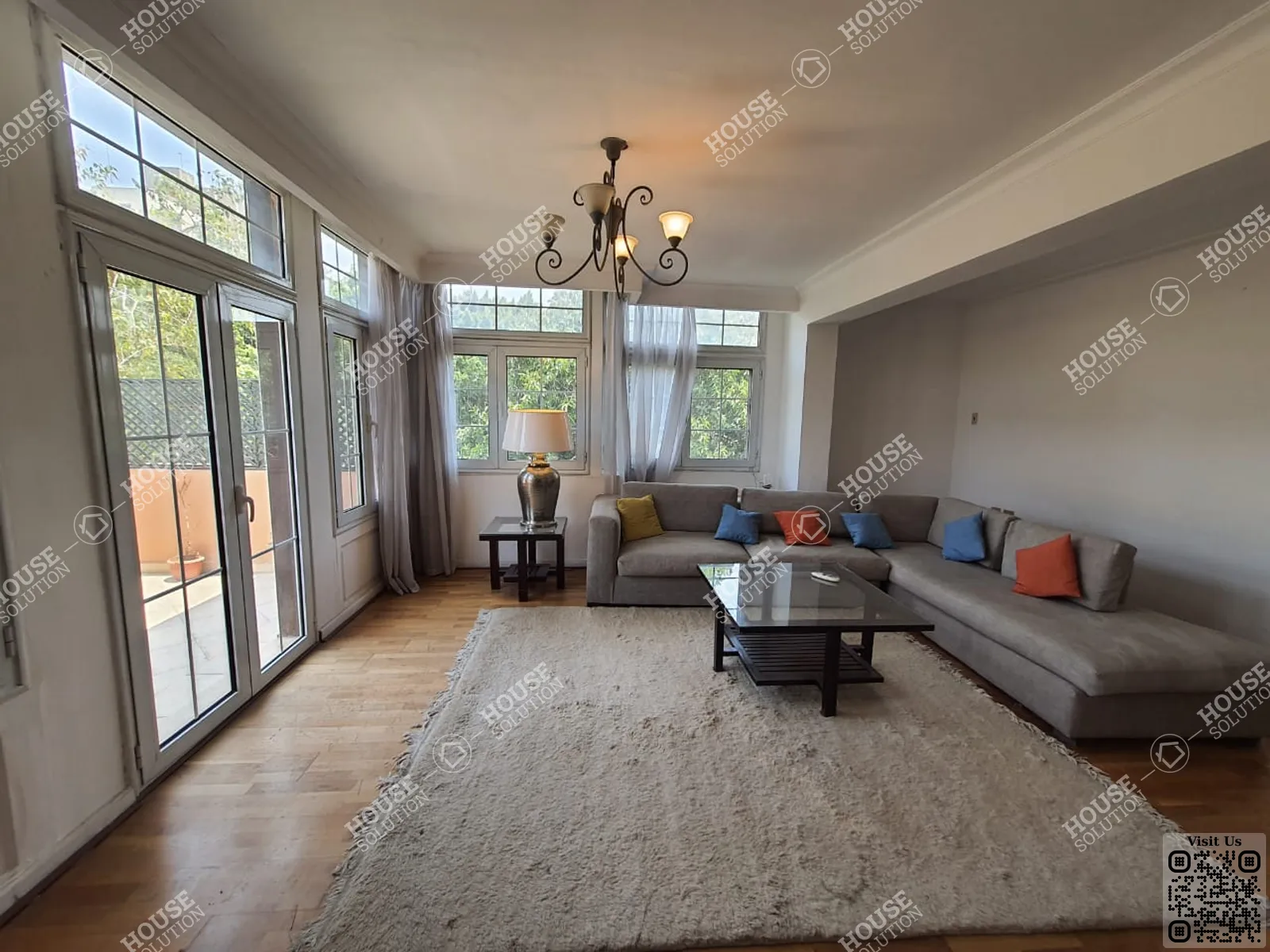 RECEPTION  @ Apartments For Rent In Maadi Old Maadi Area: 230 m² consists of 3 Bedrooms 2 Bathrooms Modern furnished 5 stars #5463-0