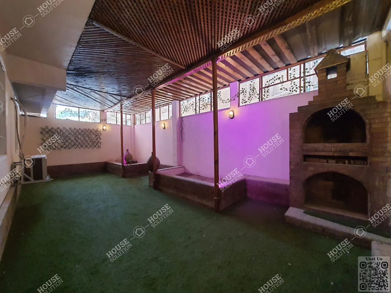 TERRACE  @ Ground Floors For Rent In Maadi Maadi Degla Area: 150 m² consists of 2 Bedrooms 2 Bathrooms Furnished 5 stars #5467-0