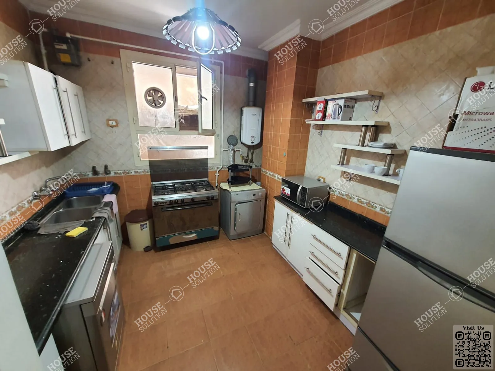 مطبخ @ دور ارضي للإيجار في المعادي دجله المعادي مساحة: 150 م² تتكون من 2 غرفة 2 حمام مفروش 5 نجوم #5467-2