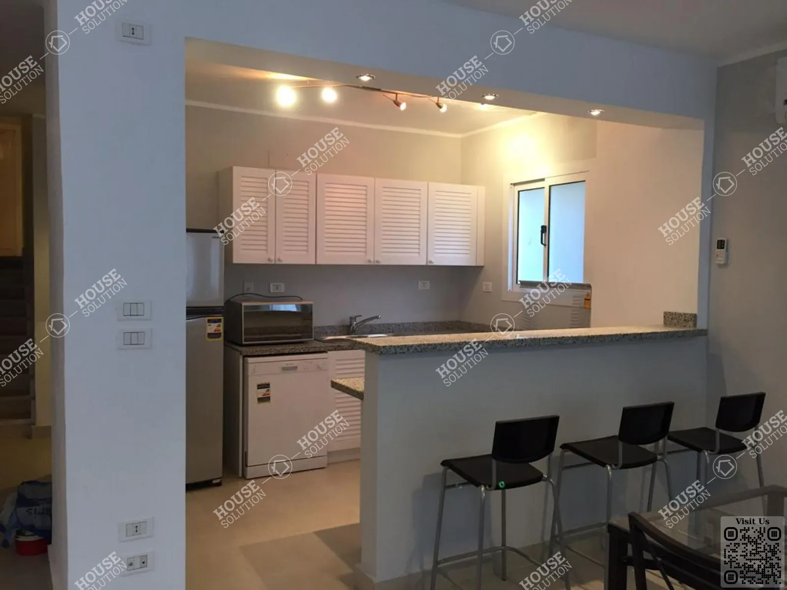 KITCHEN @ Apartments For Rent In Maadi Maadi Sarayat Area: 160 m² consists of 3 Bedrooms 2 Bathrooms Modern furnished 5 stars #5469-1