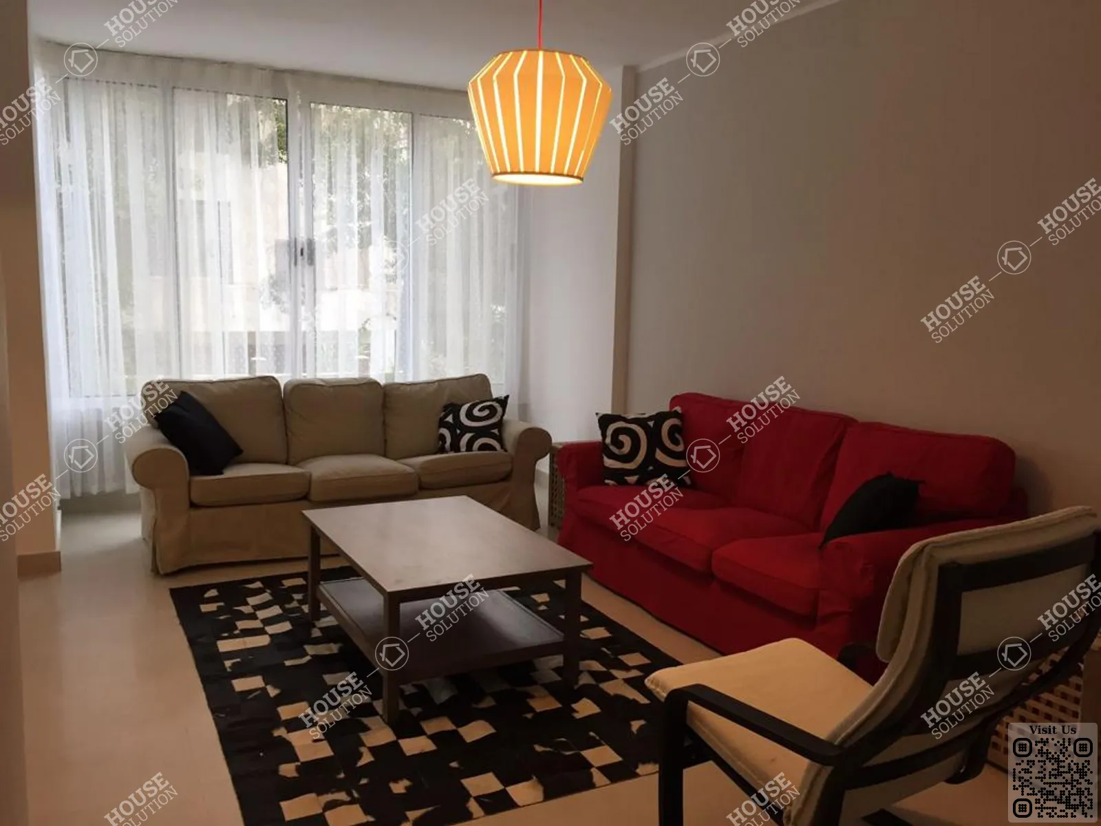 RECEPTION @ Apartments For Rent In Maadi Maadi Sarayat Area: 160 m² consists of 3 Bedrooms 2 Bathrooms Modern furnished 5 stars #5469-0