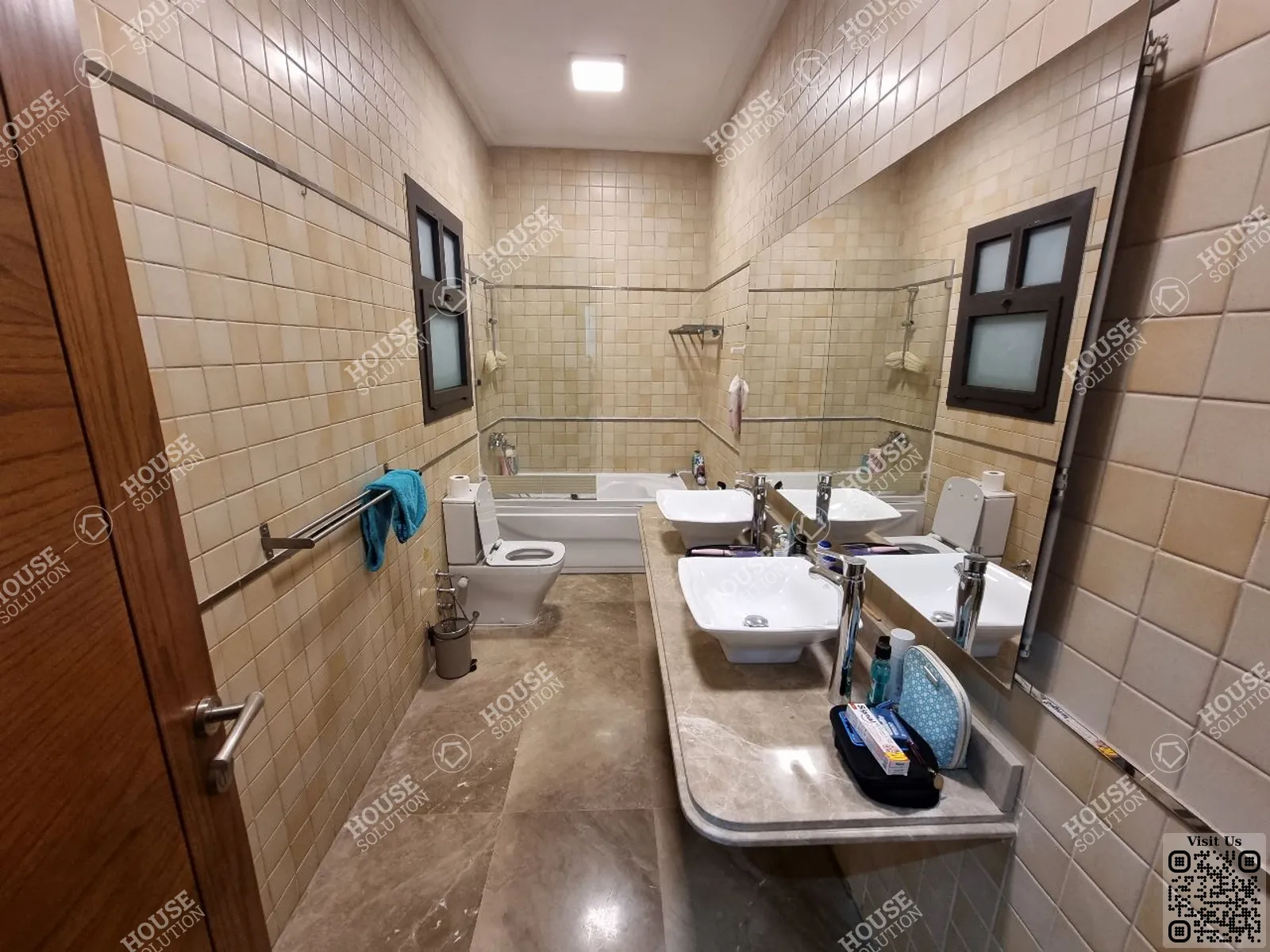 الحمام الرئيسي	 @ شقق للإيجار في المعادي سرايات المعادي مساحة: 350 م² تتكون من 4 غرفة 4 حمام مفروش مودرن 5 نجوم #5472-2