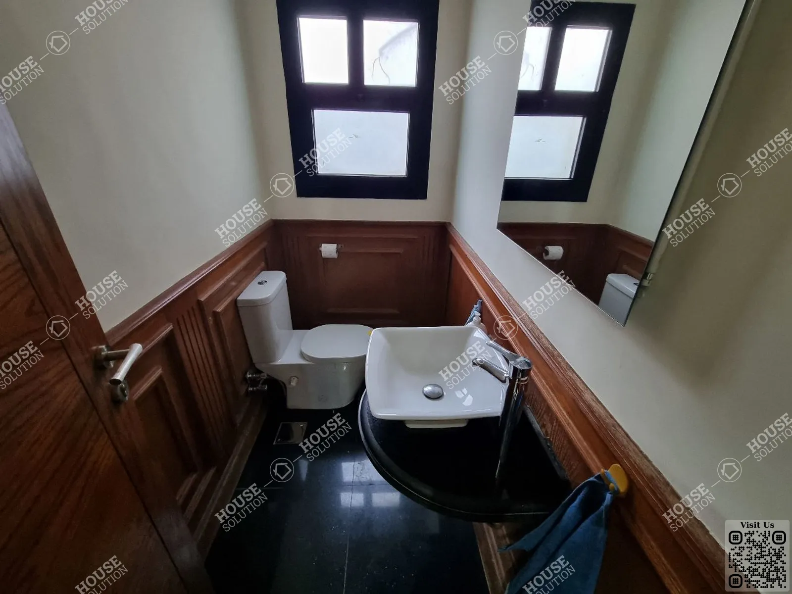 حمام للضيوف	 @ شقق للإيجار في المعادي سرايات المعادي مساحة: 350 م² تتكون من 4 غرفة 4 حمام مفروش مودرن 5 نجوم #5472-0