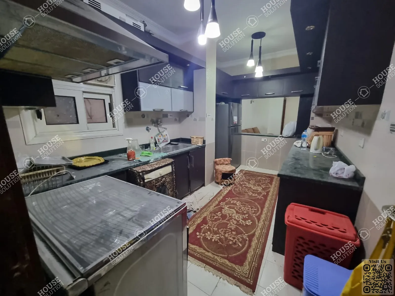 مطبخ @ دور ارضي للإيجار في المعادي سرايات المعادي مساحة: 250 م² تتكون من 4 غرفة 3 حمام مفروش 5 نجوم #5476-1