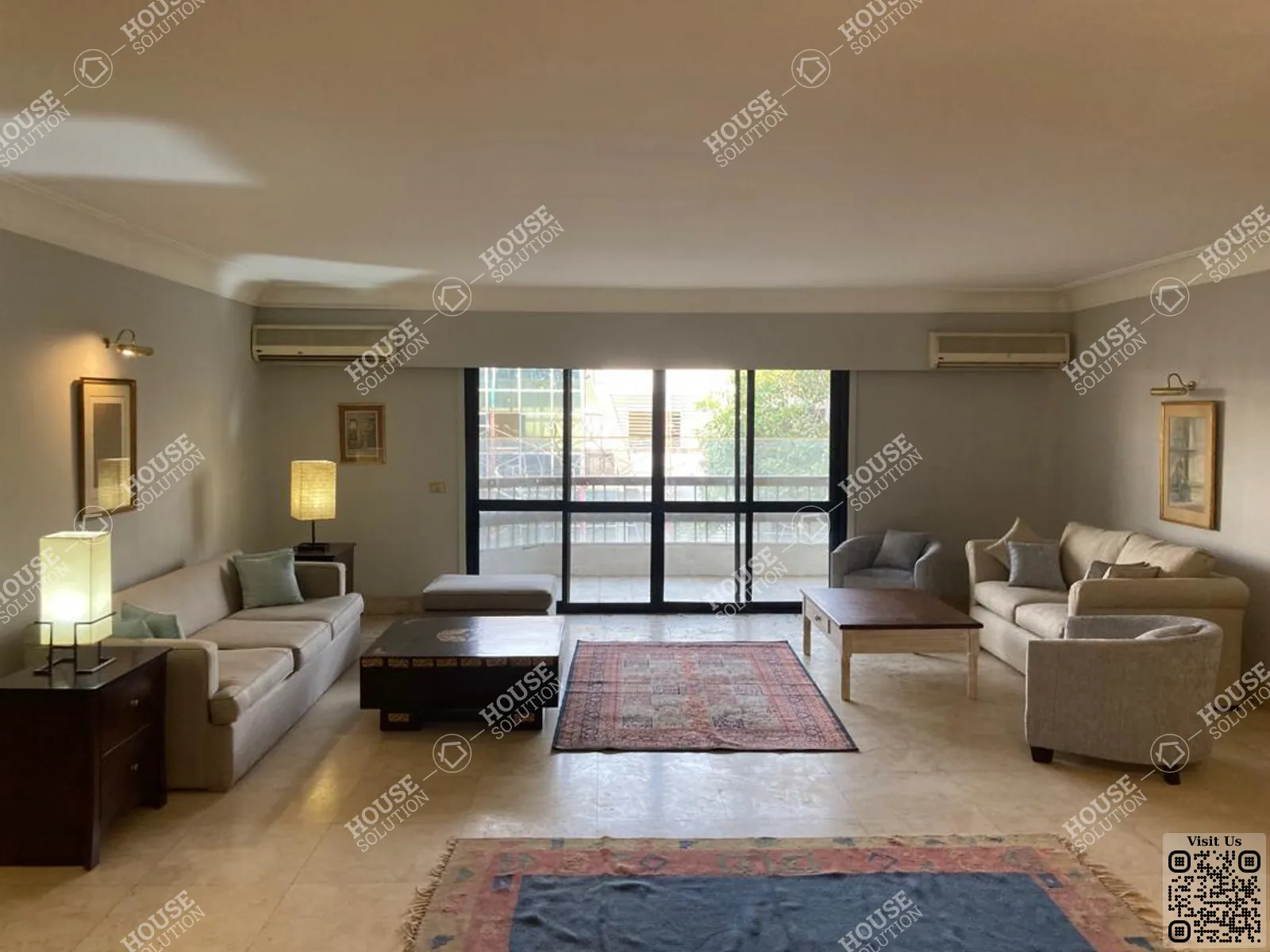 RECEPTION  @ Apartments For Rent In Maadi Old Maadi Area: 220 m² consists of 4 Bedrooms 3 Bathrooms Furnished 5 stars #5477-1