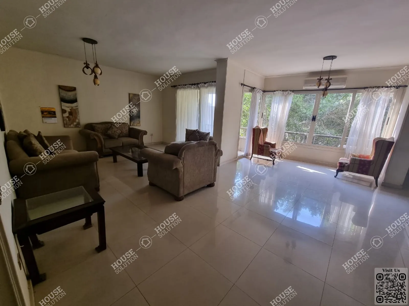 RECEPTION  @ Apartments For Rent In Maadi Maadi Degla Area: 280 m² consists of 4 Bedrooms 3 Bathrooms Modern furnished 5 stars #5480-2