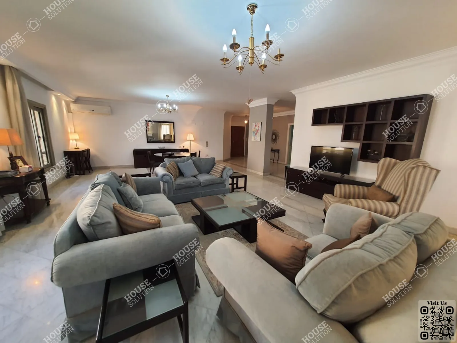 RECEPTION @ Apartments For Rent In Maadi Maadi Sarayat Area: 250 m² consists of 3 Bedrooms 3 Bathrooms Modern furnished 5 stars #5483-2