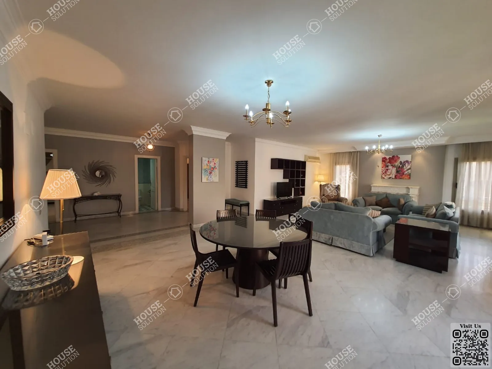 RECEPTION @ Apartments For Rent In Maadi Maadi Sarayat Area: 250 m² consists of 3 Bedrooms 3 Bathrooms Modern furnished 5 stars #5483-1