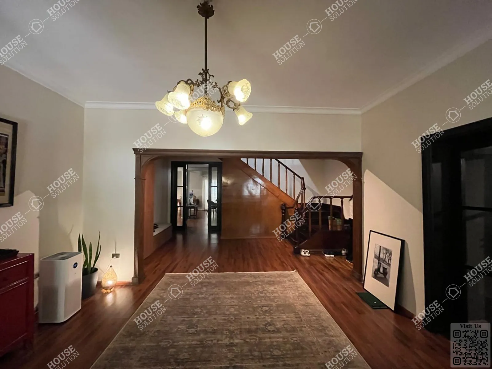 RECEPTION @ Ground Floors For Rent In Maadi Maadi Degla Area: 400 m² consists of 4 Bedrooms 4 Bathrooms Semi furnished 5 stars #5485-0