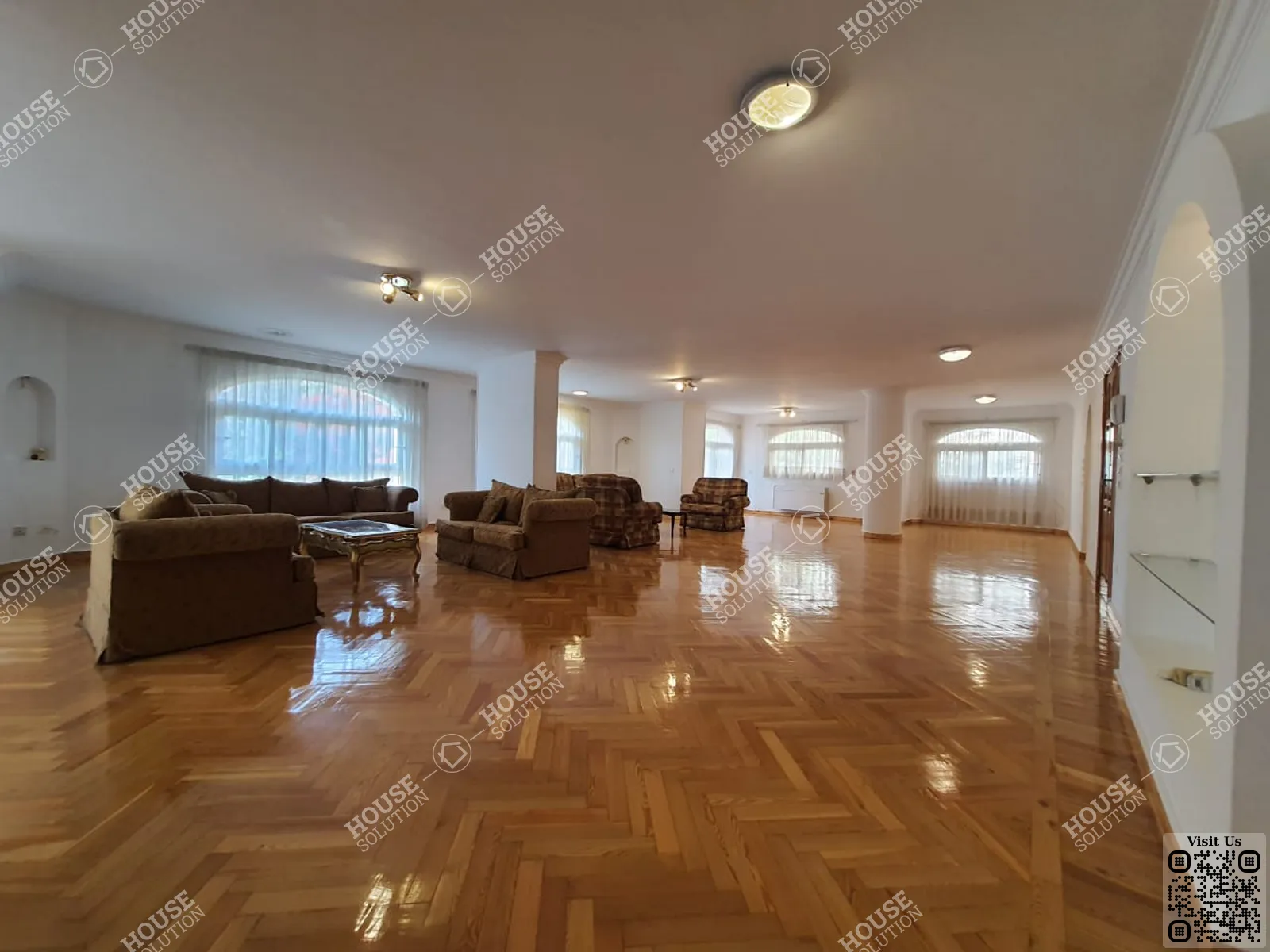 RECEPTION  @ Apartments For Rent In Maadi Maadi Degla Area: 350 m² consists of 5 Bedrooms 4 Bathrooms Furnished 5 stars #5488-0