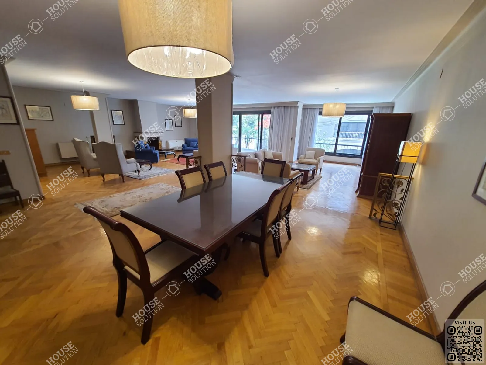 RECEPTION  @ Duplexes For Rent In Maadi Maadi Sarayat Area: 270 m² consists of 3 Bedrooms 3 Bathrooms Modern furnished 5 stars #5490-1