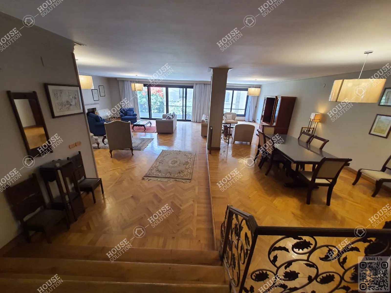 RECEPTION  @ Duplexes For Rent In Maadi Maadi Sarayat Area: 270 m² consists of 3 Bedrooms 3 Bathrooms Modern furnished 5 stars #5490-0