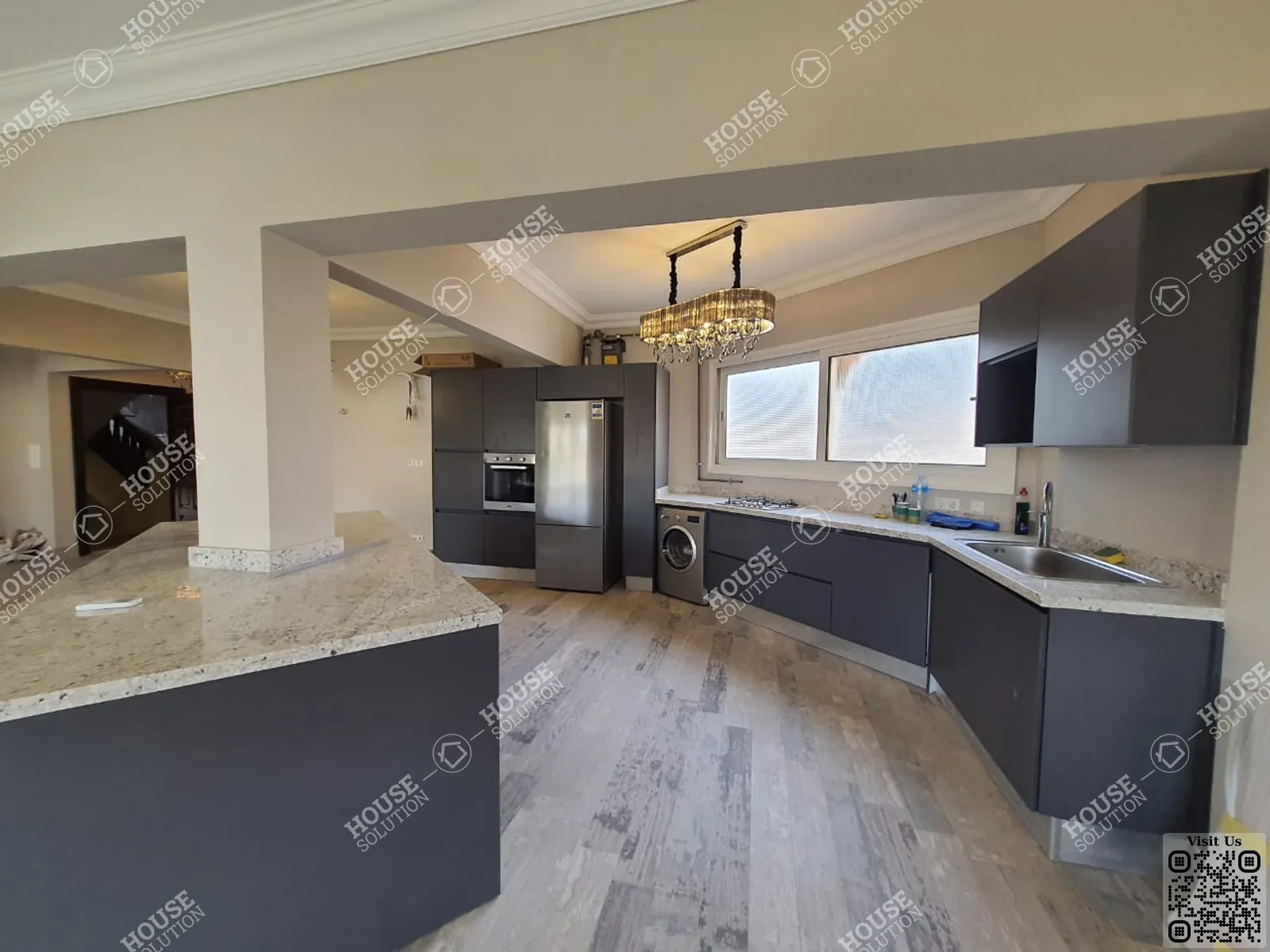 KITCHEN  @ Studios For Rent In Maadi Maadi Sarayat Area: 150 m² consists of 1 Bedrooms 1 Bathrooms Modern furnished 5 stars #5493-2