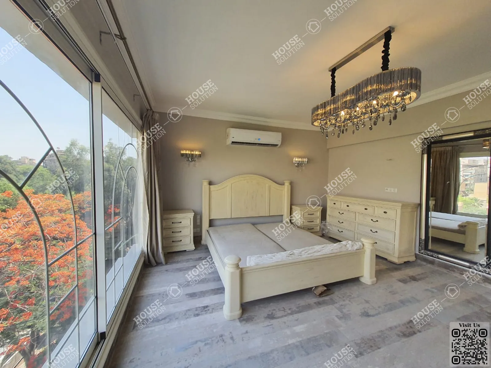 MASTER BEDROOM  @ Studios For Rent In Maadi Maadi Sarayat Area: 150 m² consists of 1 Bedrooms 1 Bathrooms Modern furnished 5 stars #5493-1