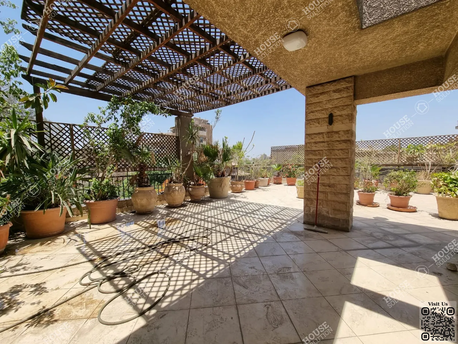 TERRACE  @ Penthouses For Rent In Maadi Maadi Degla Area: 360 m² consists of 3 Bedrooms 3 Bathrooms Semi furnished 5 stars #5496-0