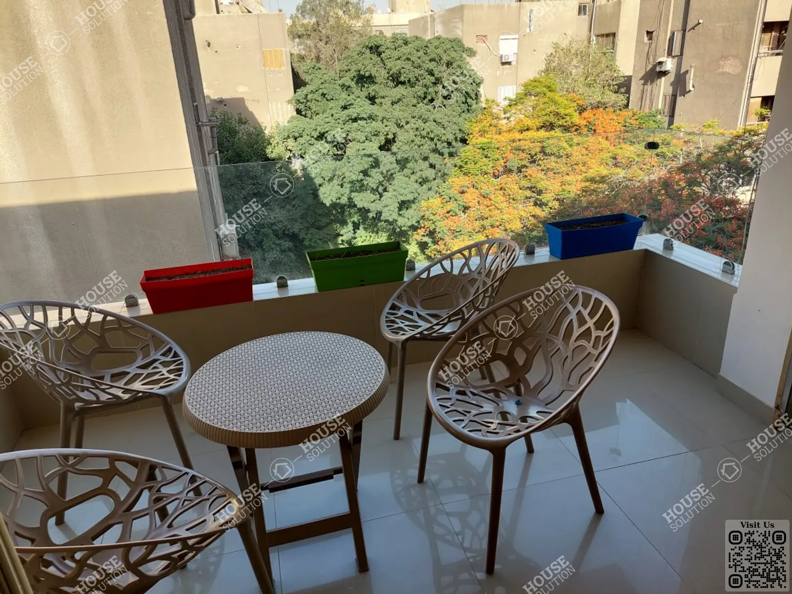 BALCONY  @ Apartments For Rent In Maadi Maadi Degla Area: 185 m² consists of 3 Bedrooms 2 Bathrooms Modern furnished 5 stars #5500-2