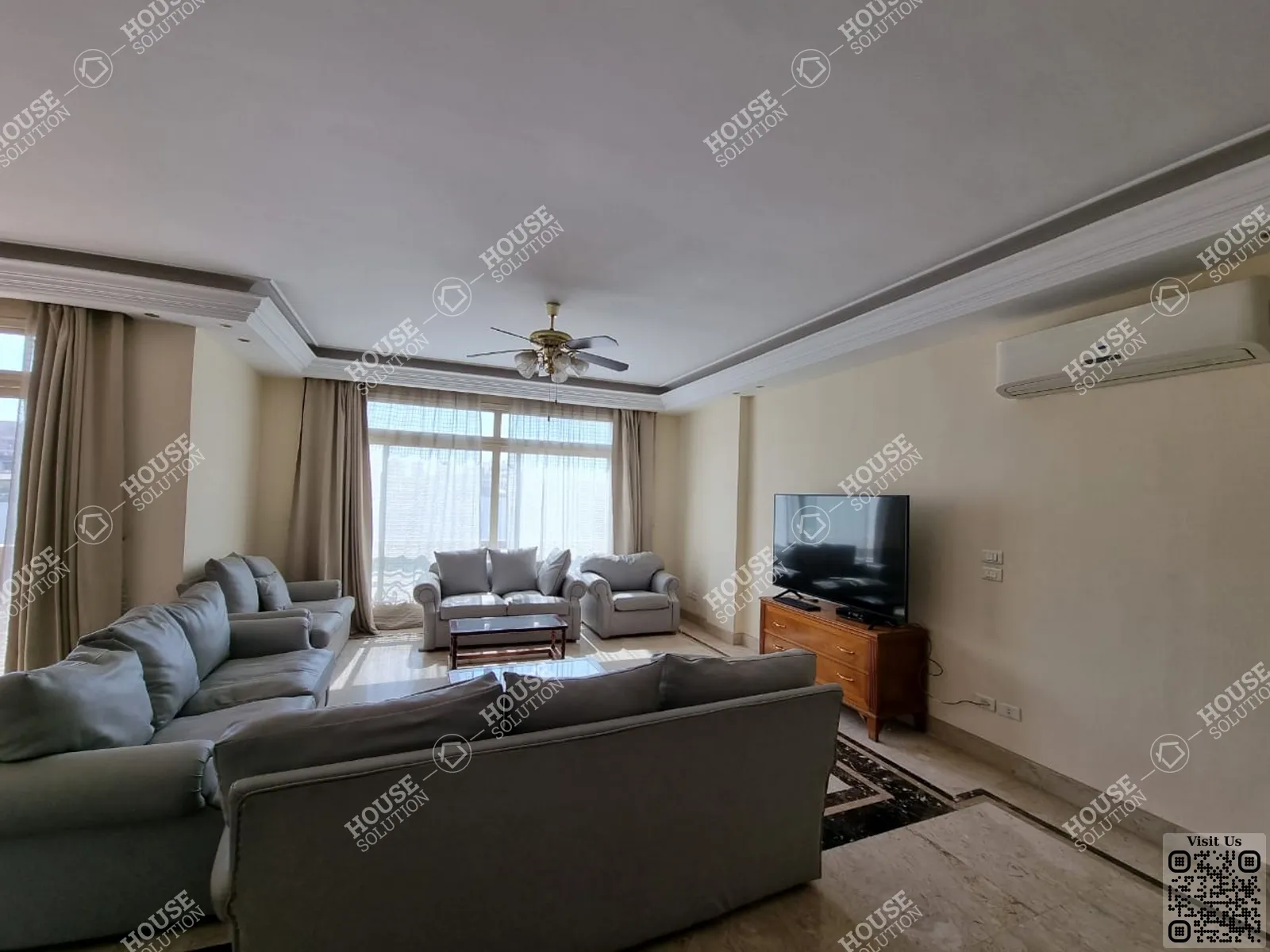 RECEPTION  @ Apartments For Rent In Maadi Maadi Degla Area: 350 m² consists of 4 Bedrooms 4 Bathrooms Modern furnished 5 stars #5510-2