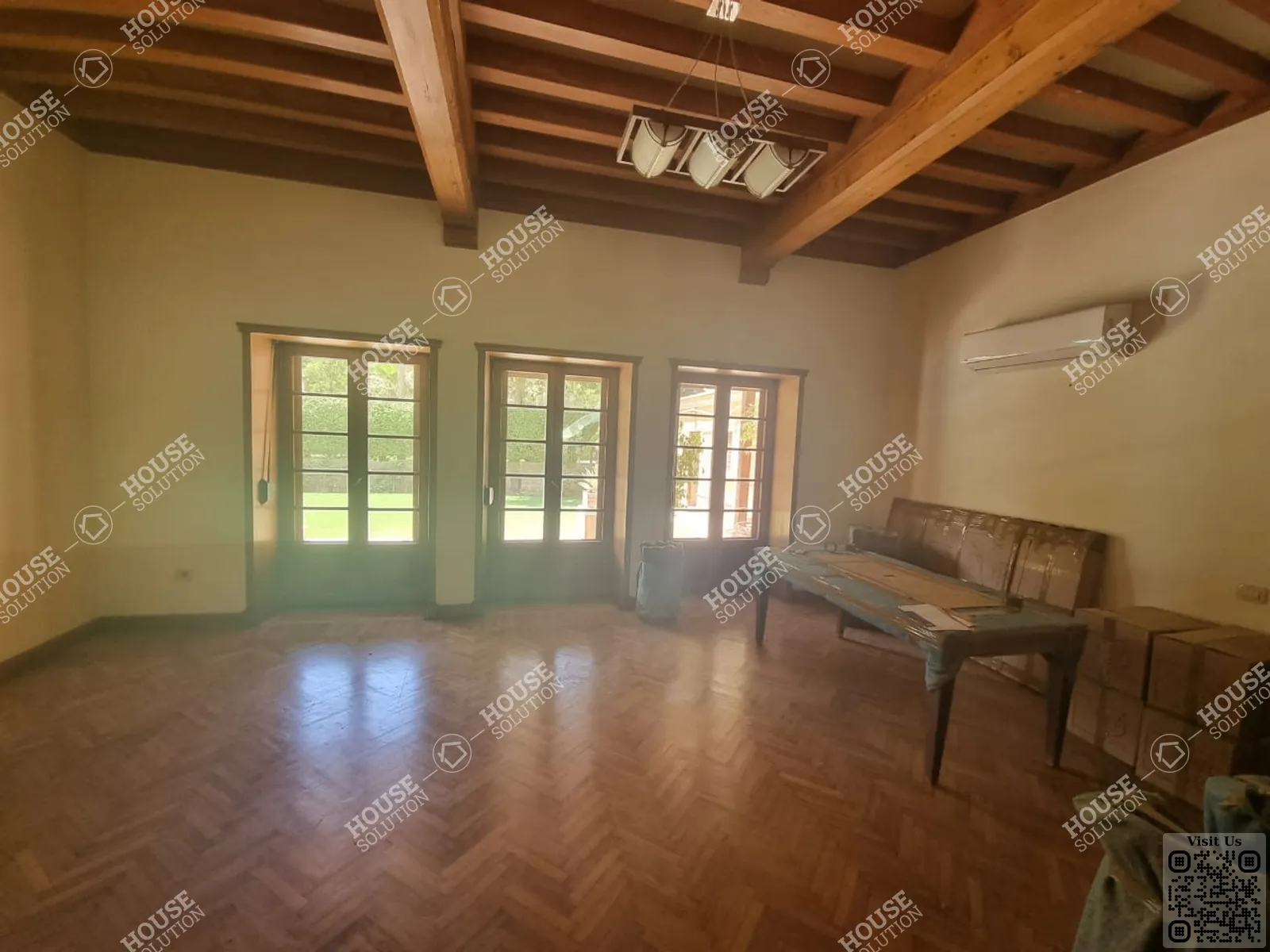 غرفة الاستقبال	 @ فيلات للإيجار في المعادي سرايات المعادي مساحة: 1050 م² تتكون من 5 غرفة 4 حمام نصف مفروش 5 نجوم #5519-2