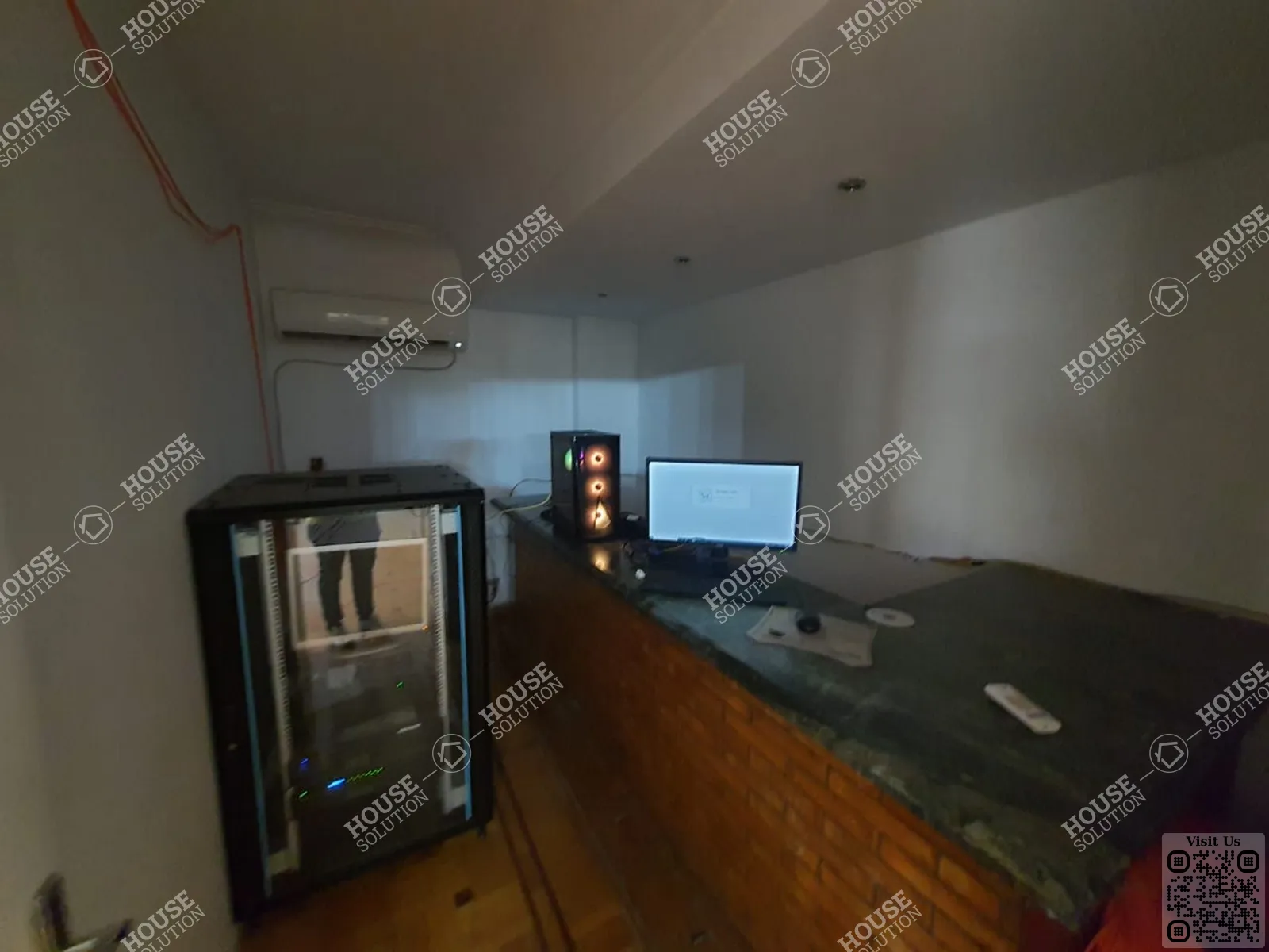 FIRST BEDROOM @ Office spaces For Rent In Maadi Maadi Sarayat Area: 600 m² consists of 6 Bedrooms 4 Bathrooms Semi furnished 5 stars #5526-1