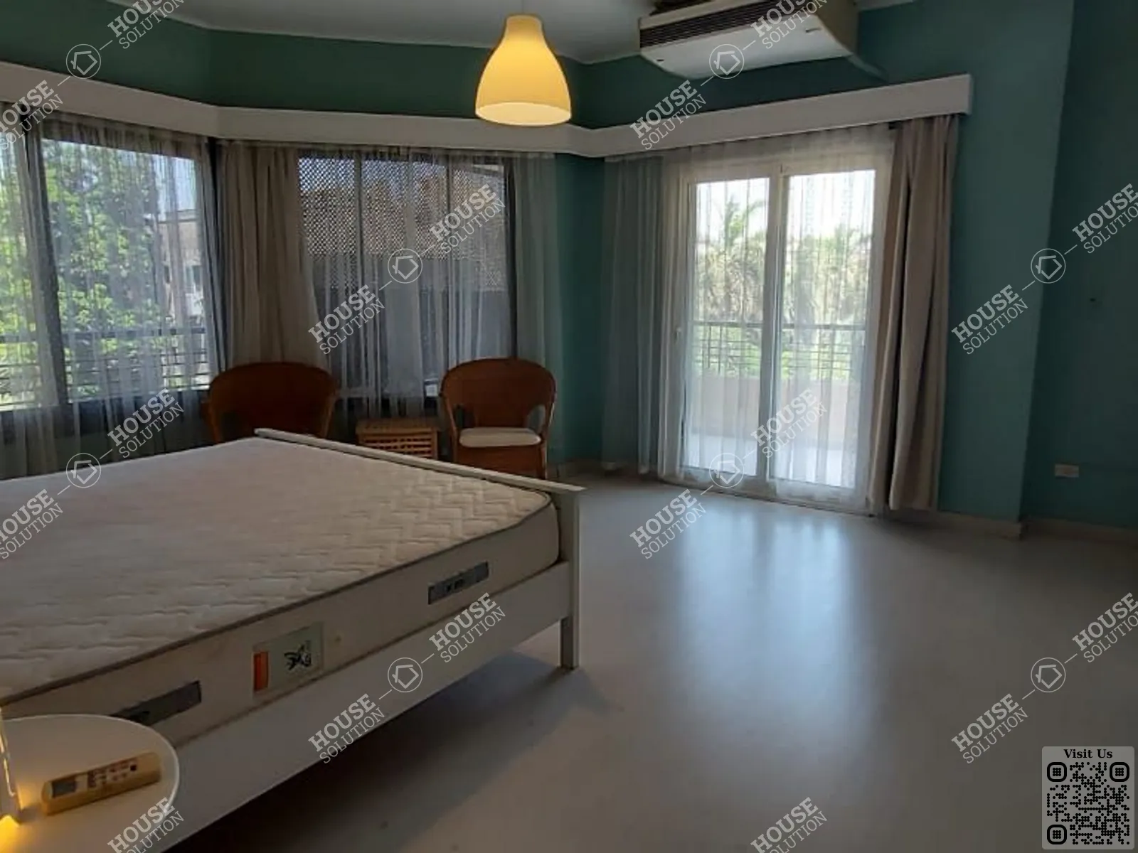 MASTER BEDROOM @ Apartments For Rent In Maadi Maadi Sarayat Area: 200 m² consists of 3 Bedrooms 2 Bathrooms Modern furnished 5 stars #5529-1
