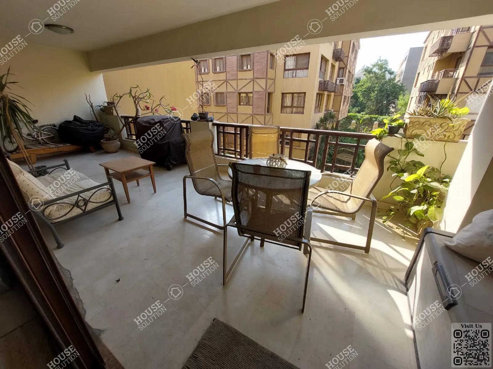 BALCONY  @ Apartments For Rent In Maadi Maadi Sarayat Area: 350 m² consists of 4 Bedrooms 4 Bathrooms Modern furnished 5 stars #5530-2