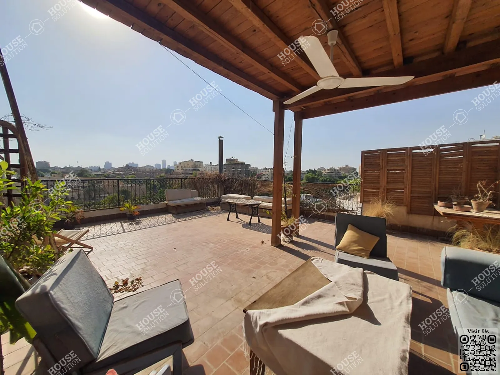 TERRACE  @ Penthouses For Rent In Maadi Maadi Degla Area: 250 m² consists of 3 Bedrooms 2 Bathrooms Furnished 5 stars #5533-2