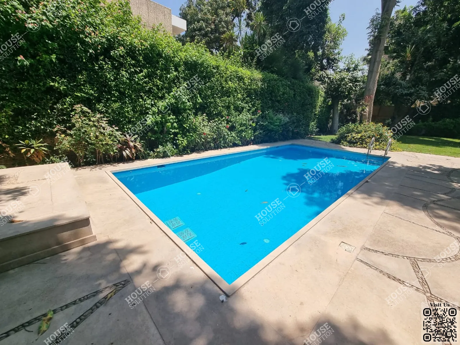 PRIVATE SWIMMING POOL  @ Villas For Rent In Maadi Maadi Sarayat Area: 1050 m² consists of 6 Bedrooms 4 Bathrooms Semi furnished 5 stars #5534-1