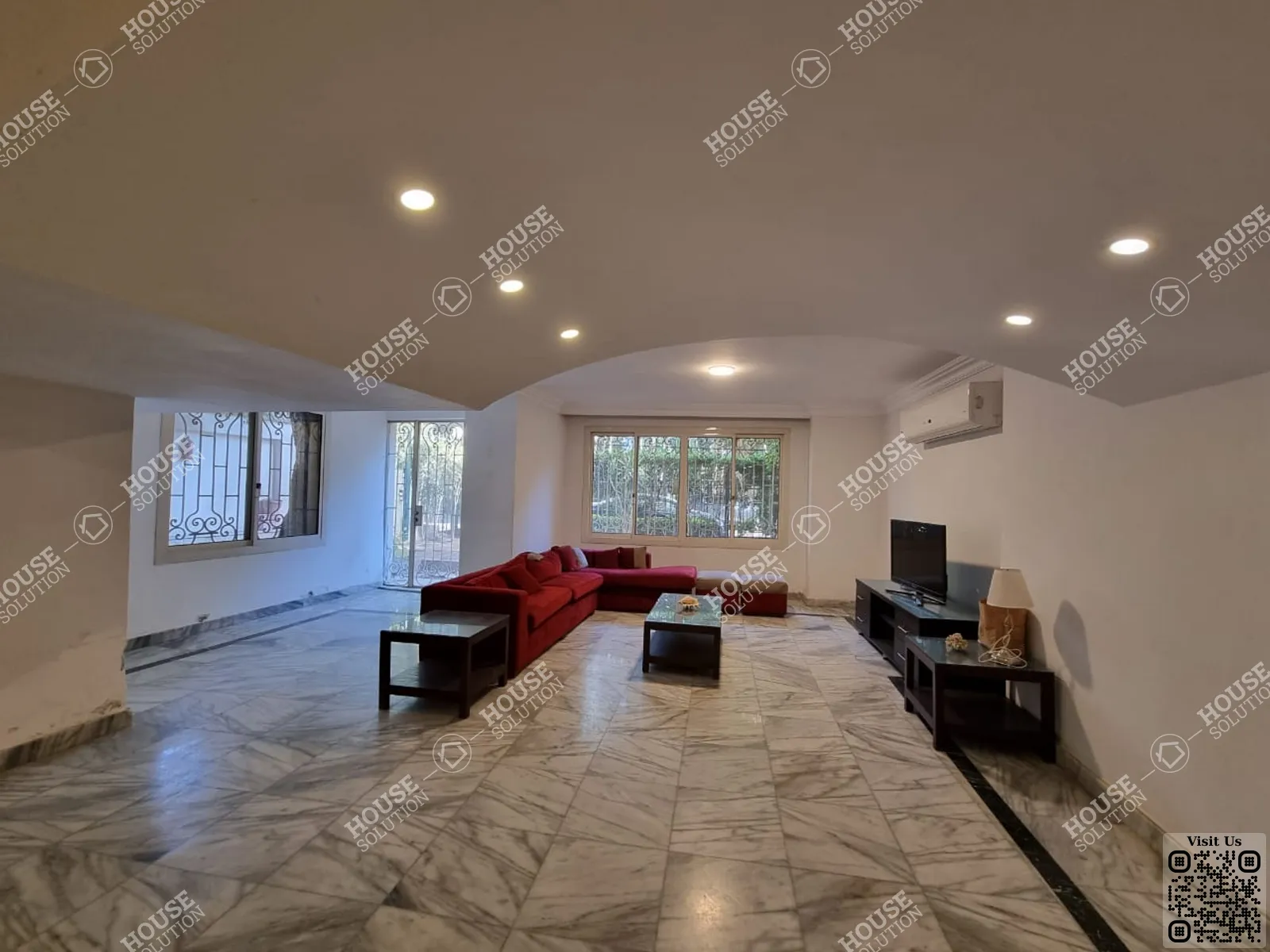 RECEPTION  @ Ground Floors For Rent In Maadi Maadi Sarayat Area: 300 m² consists of 3 Bedrooms 4 Bathrooms Modern furnished 5 stars #5540-0