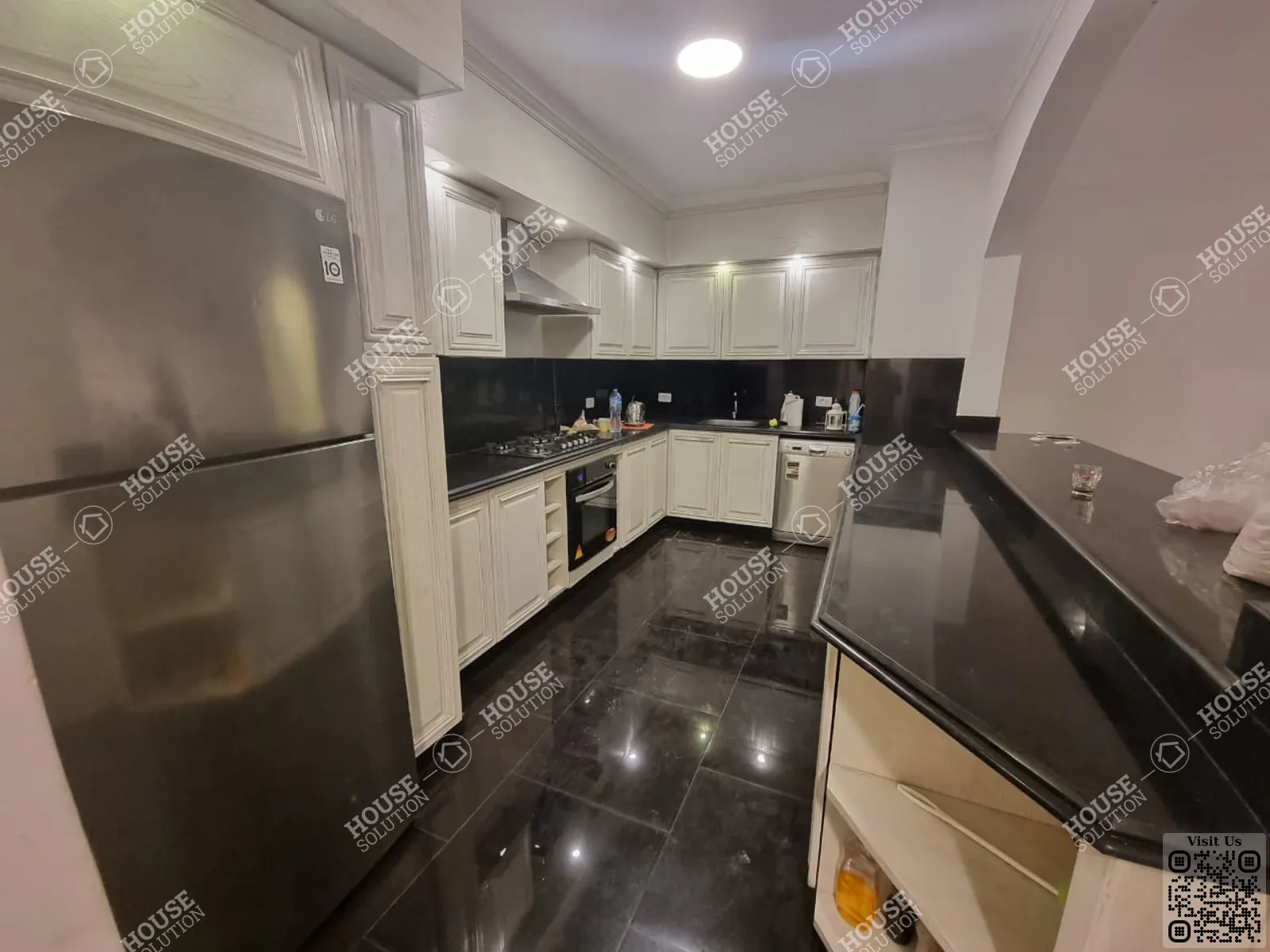 KITCHEN @ Ground Floors For Rent In Maadi Maadi Sarayat Area: 300 m² consists of 3 Bedrooms 4 Bathrooms Modern furnished 5 stars #5540-1