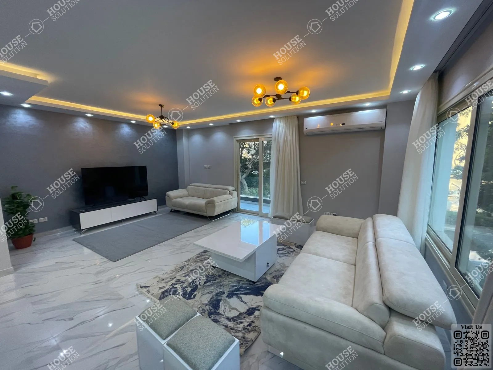 RECEPTION @ Apartments For Rent In Maadi Maadi Sarayat Area: 195 m² consists of 3 Bedrooms 3 Bathrooms Modern furnished 5 stars #5542-0