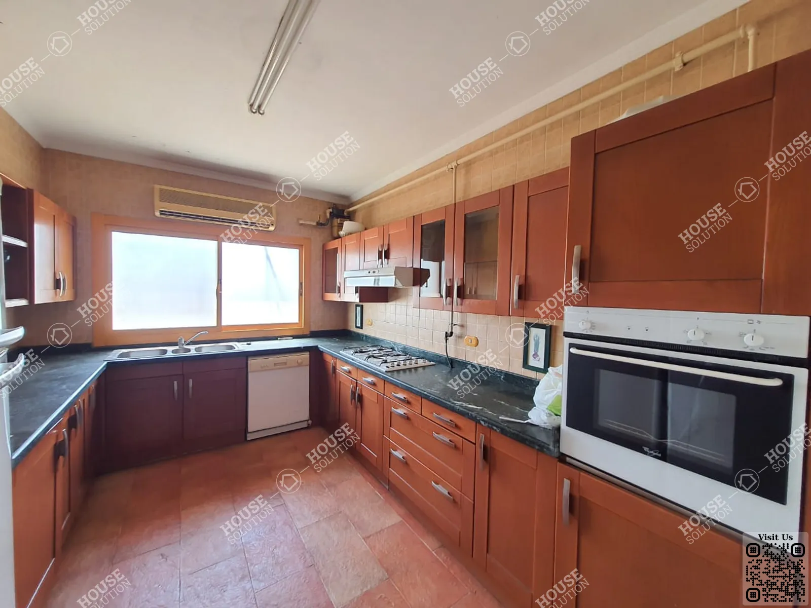 KITCHEN @ Apartments For Rent In Maadi Maadi Sarayat Area: 220 m² consists of 3 Bedrooms 2 Bathrooms Semi furnished 5 stars #5548-1