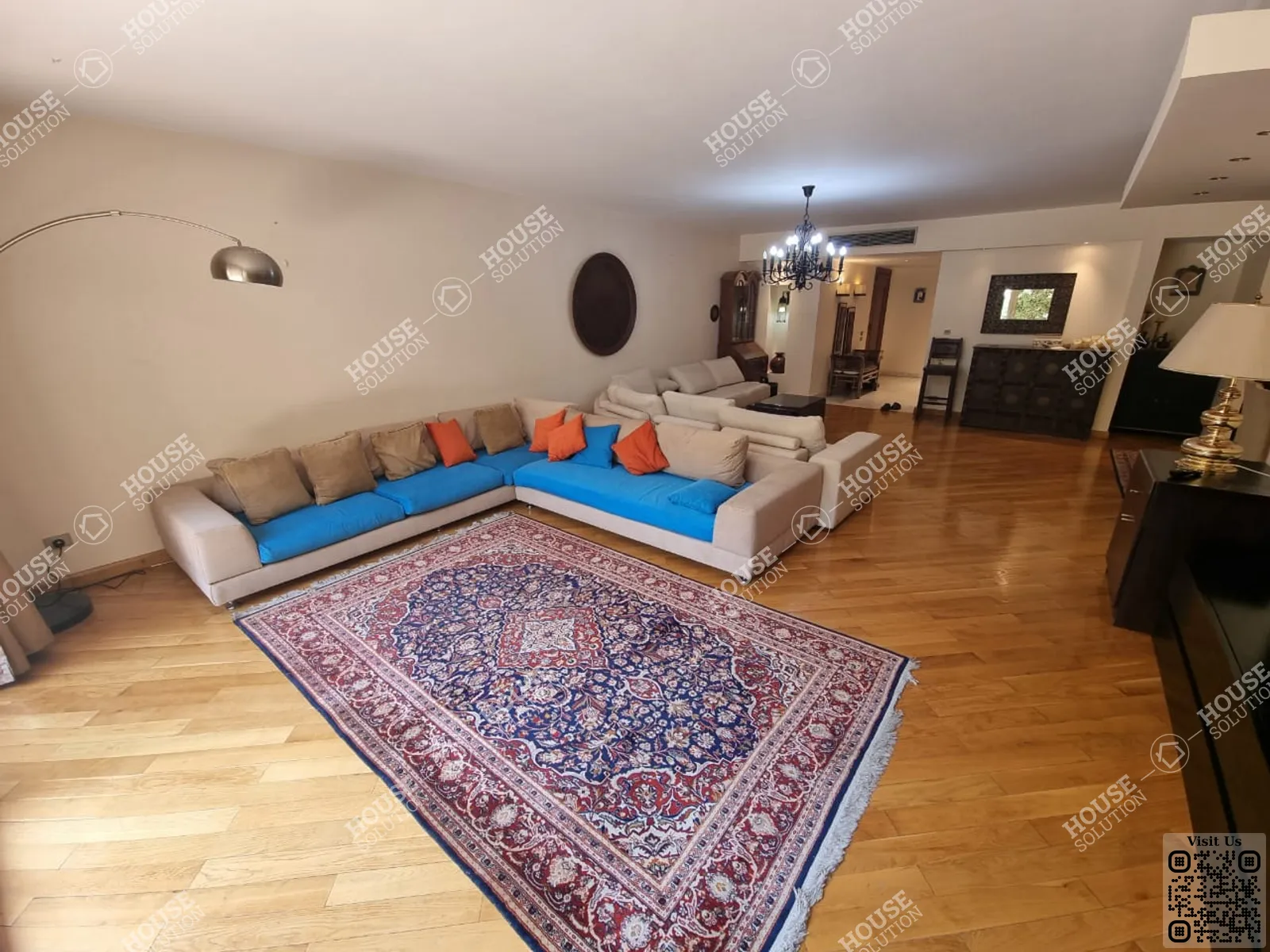 RECEPTION  @ Ground Floors For Rent In Maadi Maadi Sarayat Area: 250 m² consists of 3 Bedrooms 3 Bathrooms Modern furnished 5 stars #5550-1